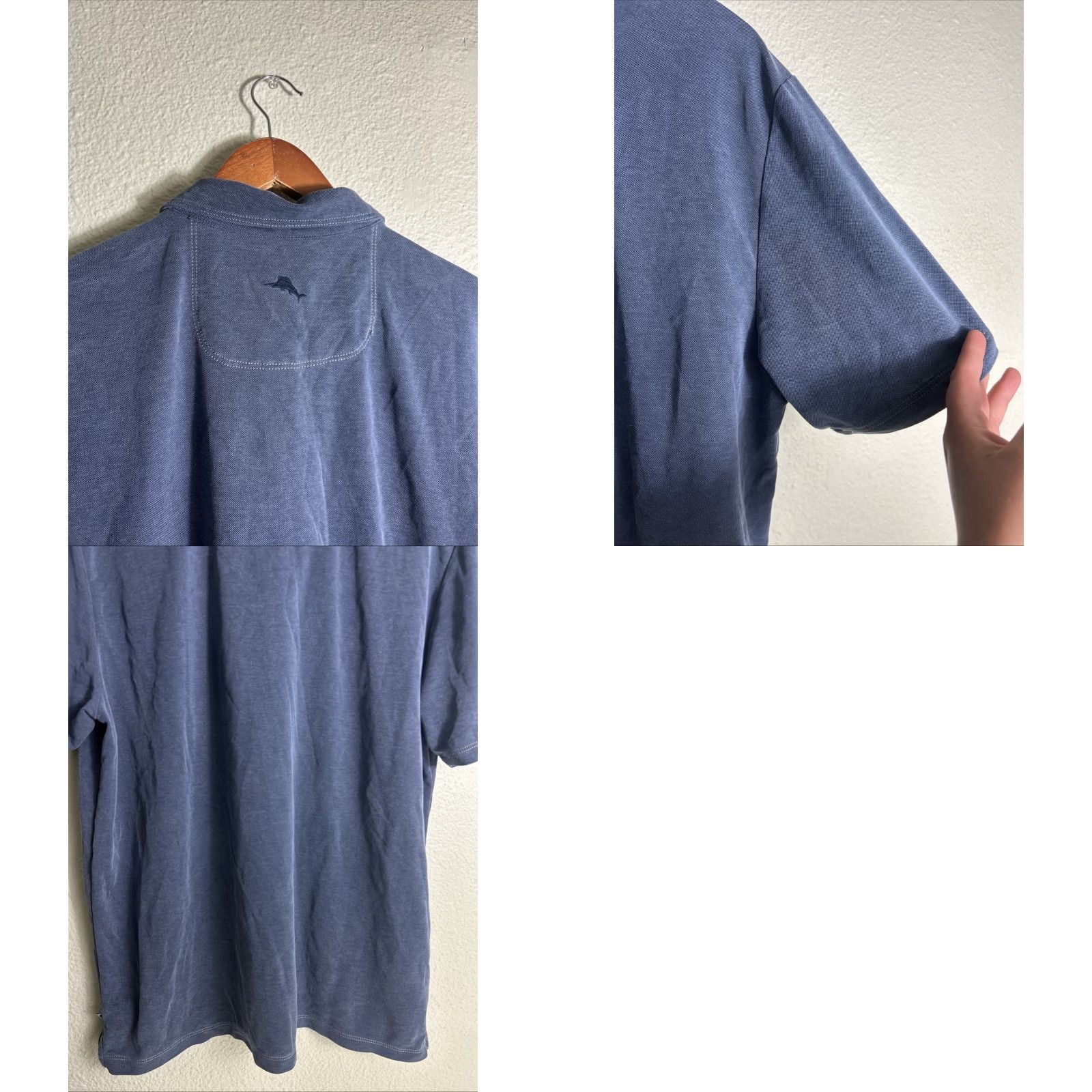 Tommy Bahama VINTAGE Tommy Bahama Polo Shirt Short Sleeve XL Blue Men’s Stained Size US XL / EU 56 / 4 - 10 Thumbnail
