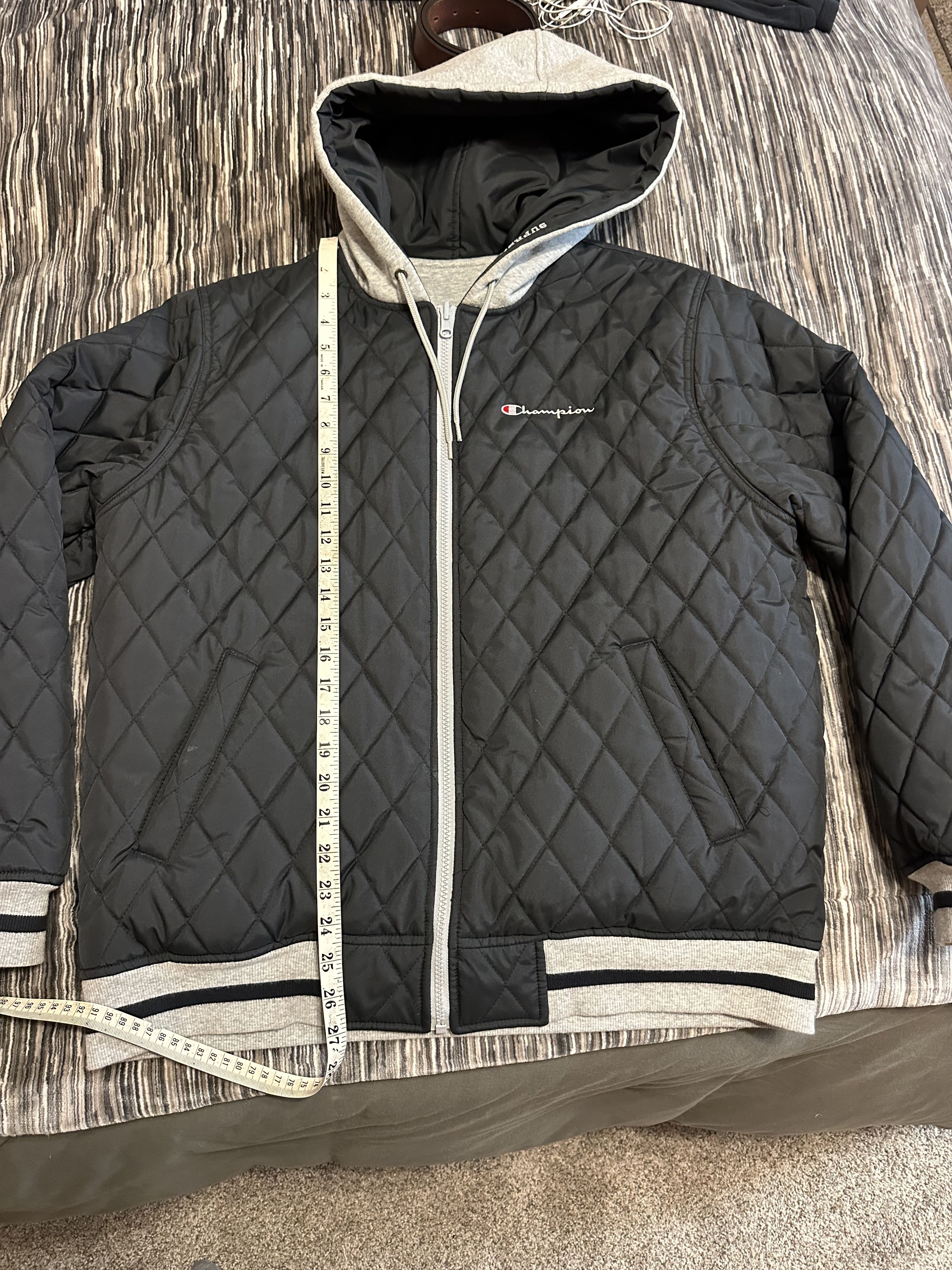 Champion × Supreme SUPREME Champion 2014 Reversible Zip up hoodie Jacket Black Size US L / EU 52-54 / 3 - 9 Thumbnail