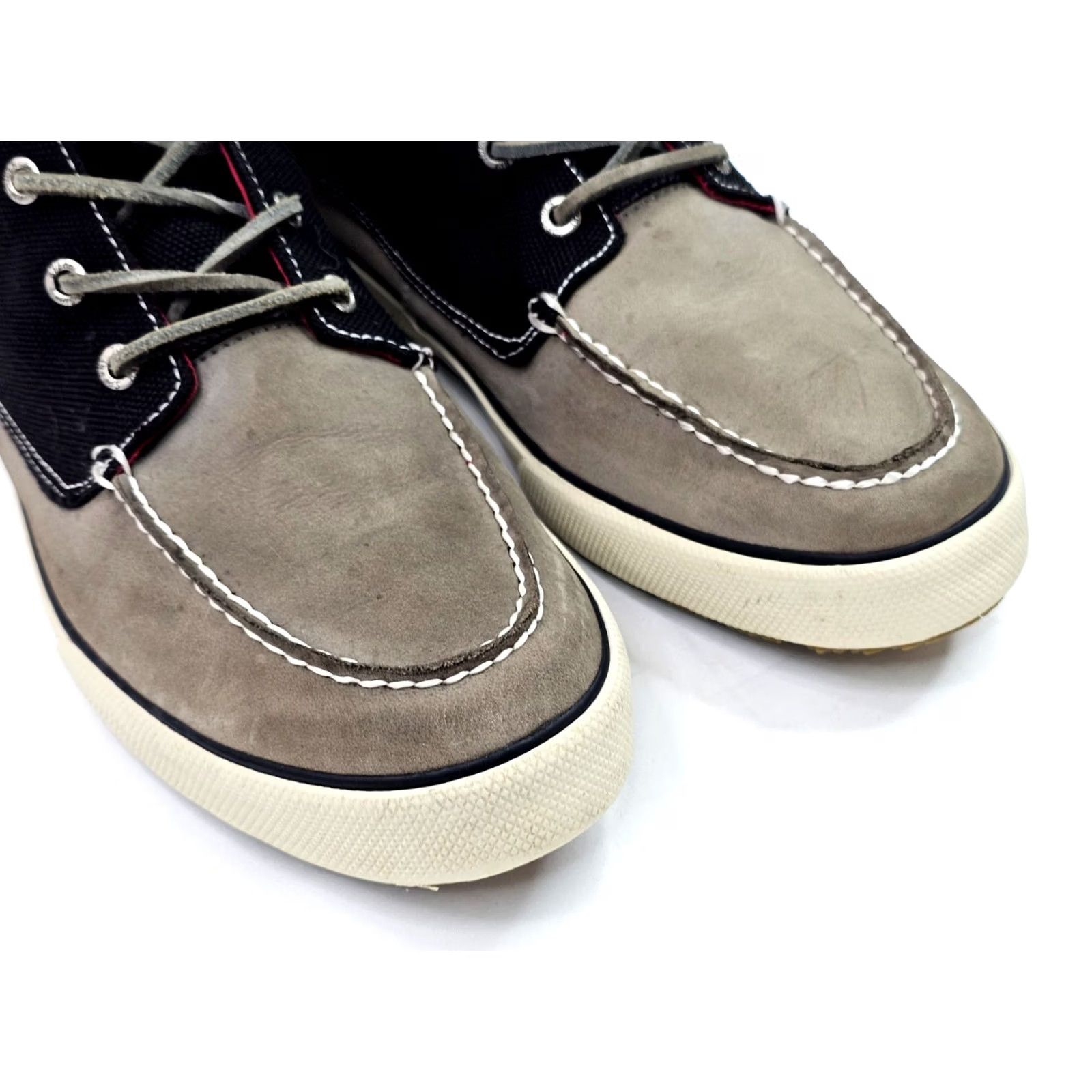 Sperry Sperry Flood Bahama Gray Leather Chukka Ankle Sneaker Men 11M Mid Top STS10125, Casual Sneaker, Leather Upper, Gray, Mid Top, 11M Mens Size US L / EU 52-54 / 3 - 3 Thumbnail