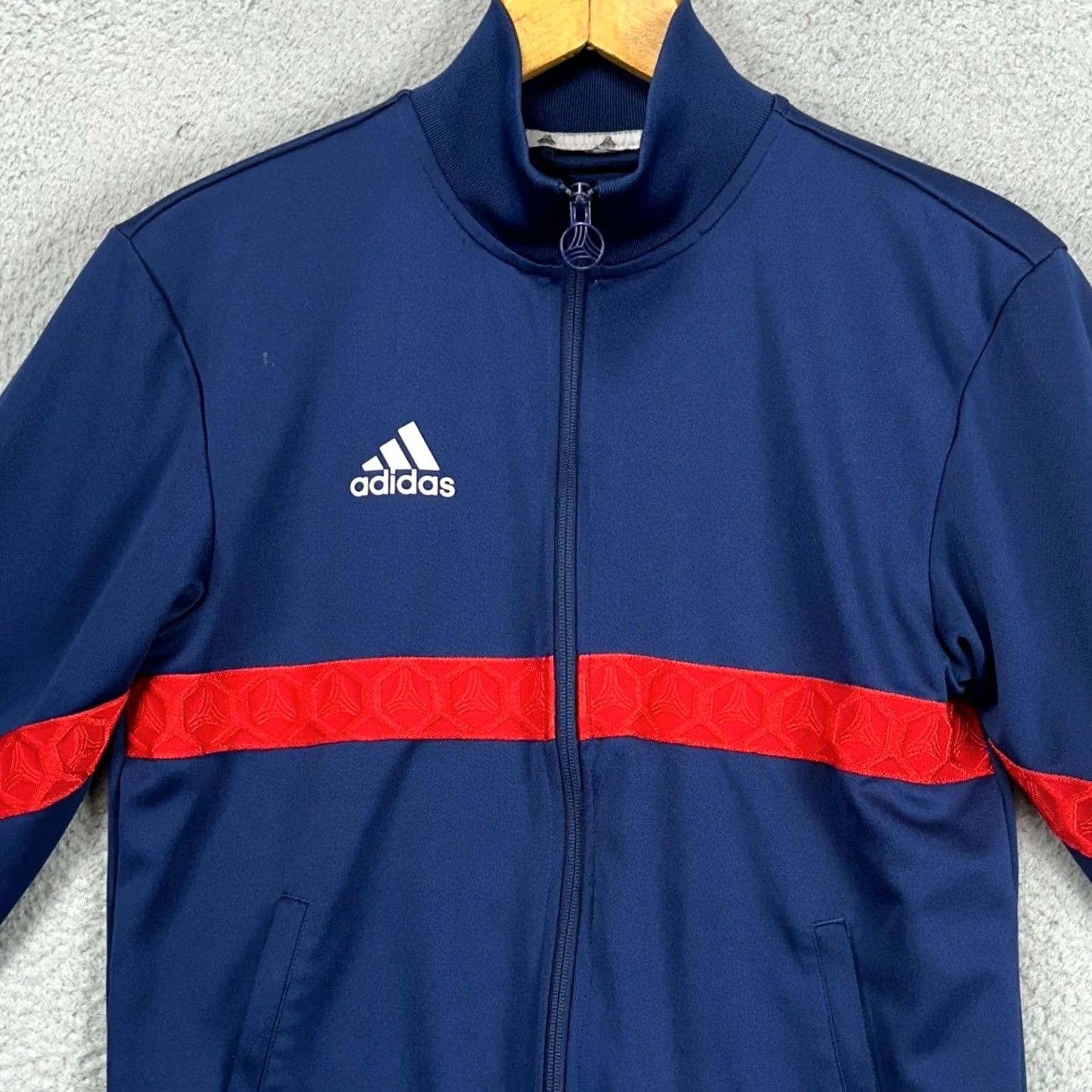 Adidas Adidas Sportswear Track Jacket Mens Small Blue Full Zip Tape Clubhouse Logo Sportswear Jacket Mens Small Blue Full Zip Size US S / EU 44-46 / 1 - 2 Thumbnail