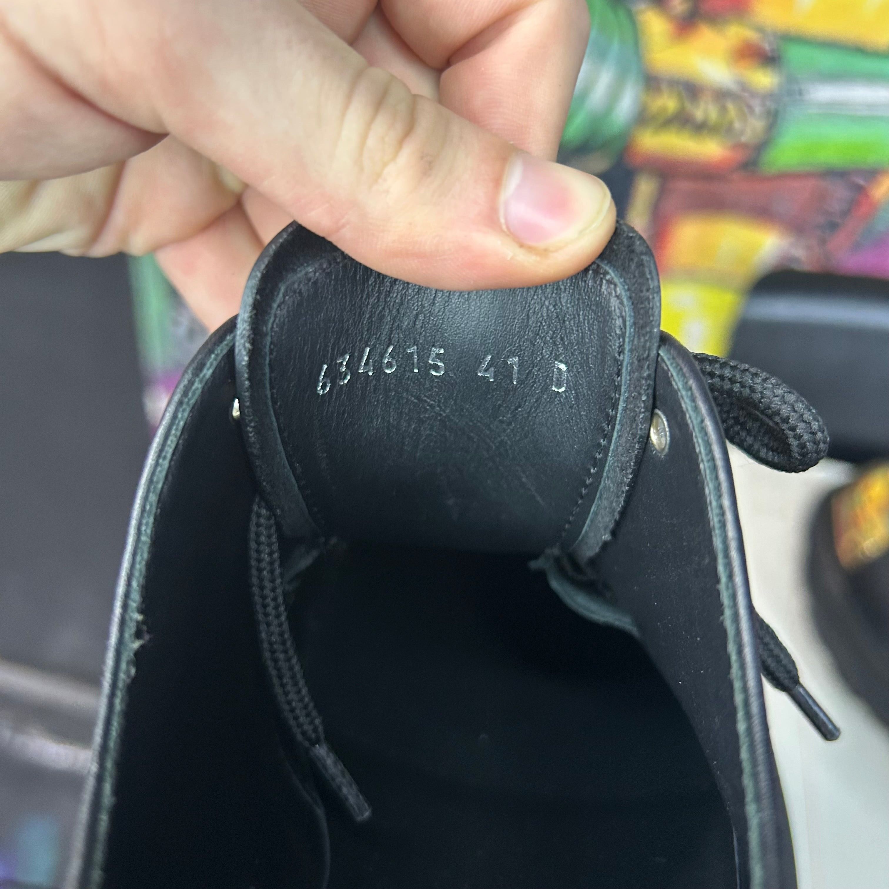 Alexander McQueen Alexander McQueen Calfskin Gold Toe Derby Black Size 41 / 8 Size US 8 / EU 41 - 8 Thumbnail
