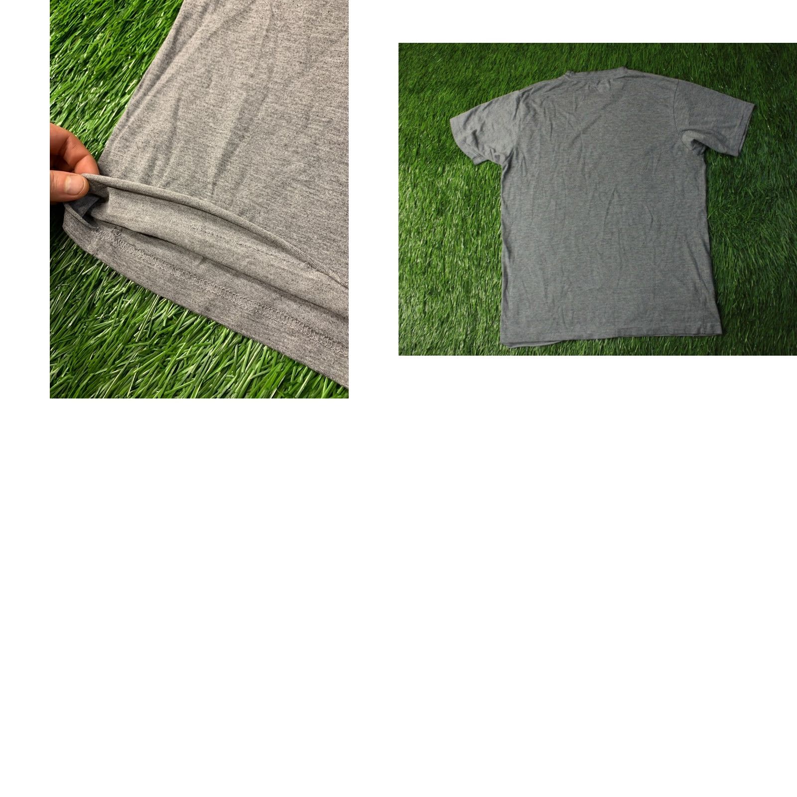 Fred Perry Nike Fred Perry Shirt Mens T-Shirt Jersey Cotton Size L Gray Short Sleeve Crew Neck Basic Shirt Regular Fit Vintage No Size US L / EU 52-54 / 3 - 9 Thumbnail