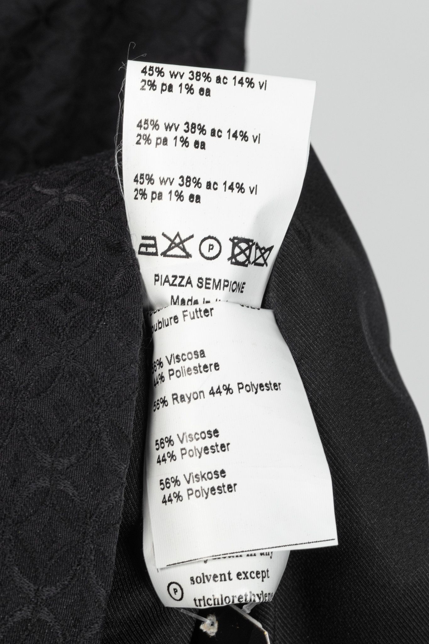 Piazza Sempione Piazza Sempione Black Geometric-Jacquard Cowl-Neck Dress Size M / US 6-8 / IT 42-44 - 10 Thumbnail