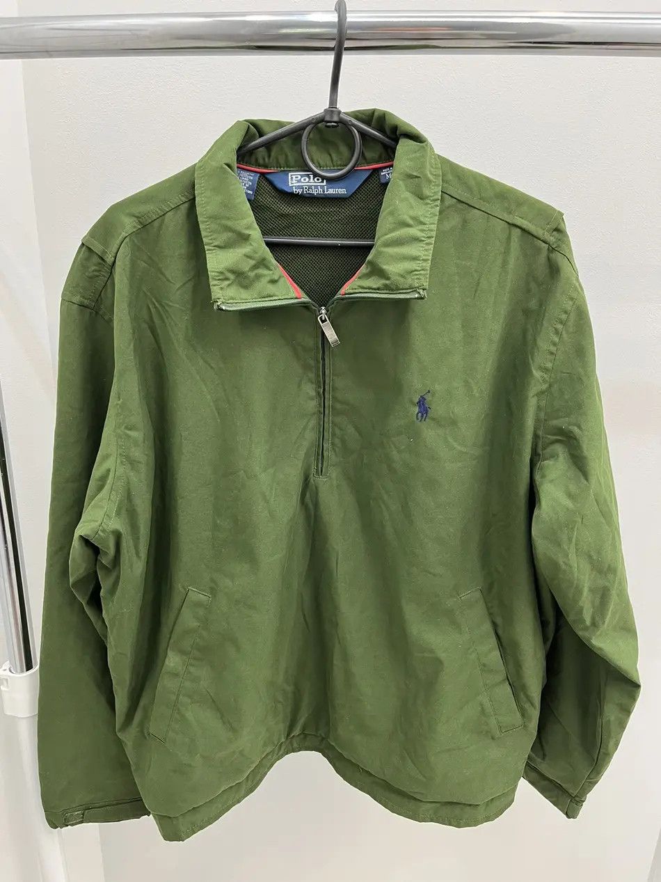 Polo Ralph Lauren Vintage Polo Ralph Lauren 1/4 Zip Nylon Jacket Size US M / EU 48-50 / 2 - 1 Thumbnail