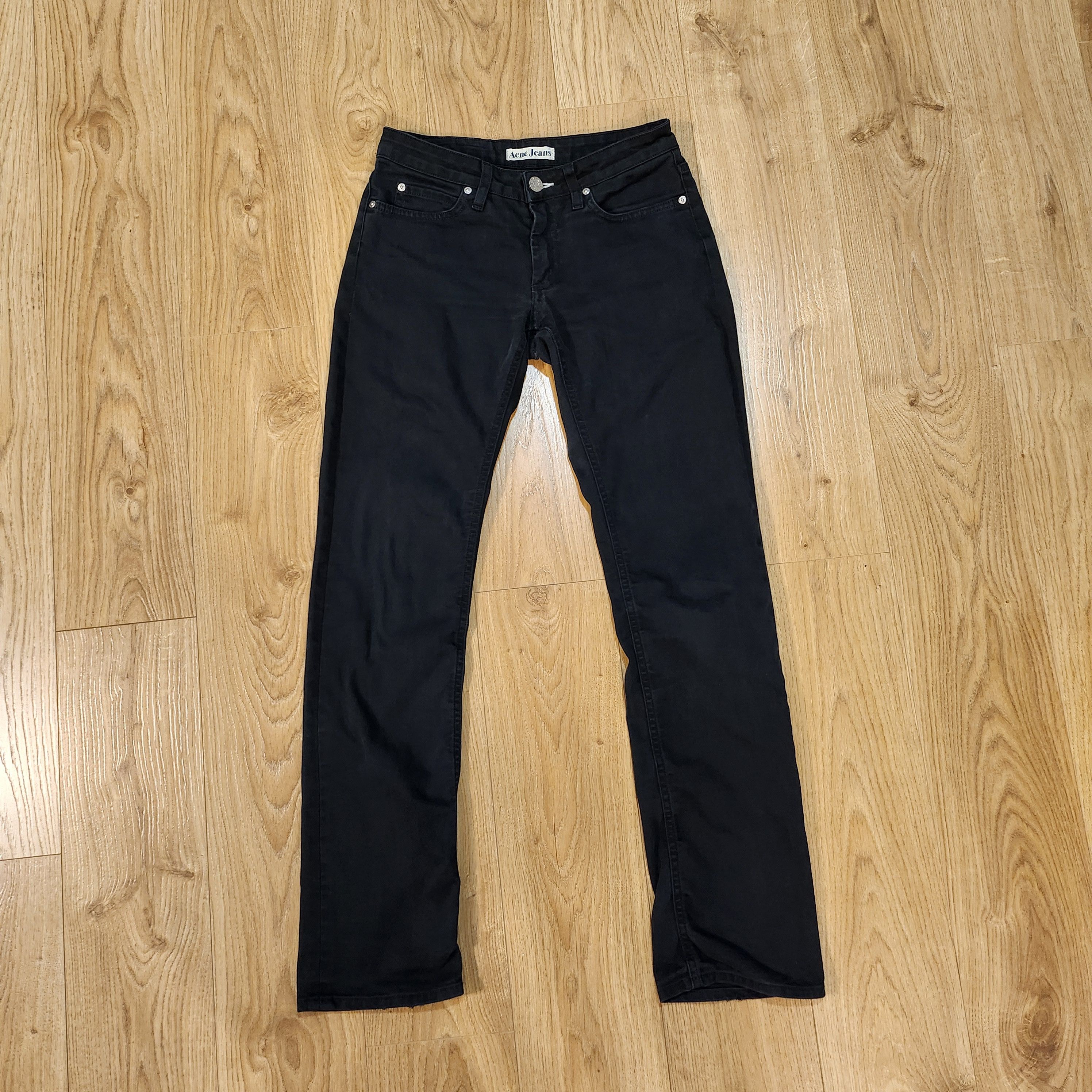 Acne Studios Hep Black Stretch 26/32 Acne Studios Black Denim Size US 26 / EU 42 - 2 Thumbnail