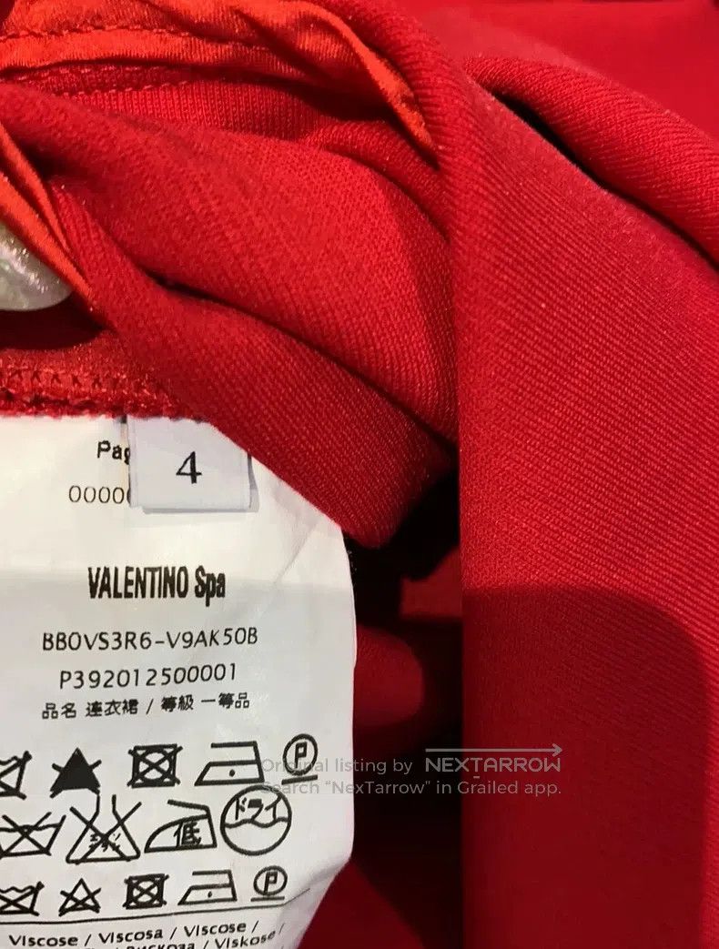 Valentino Valentino Classic slim red dress Size S / US 4 / IT 40 - 3 Thumbnail