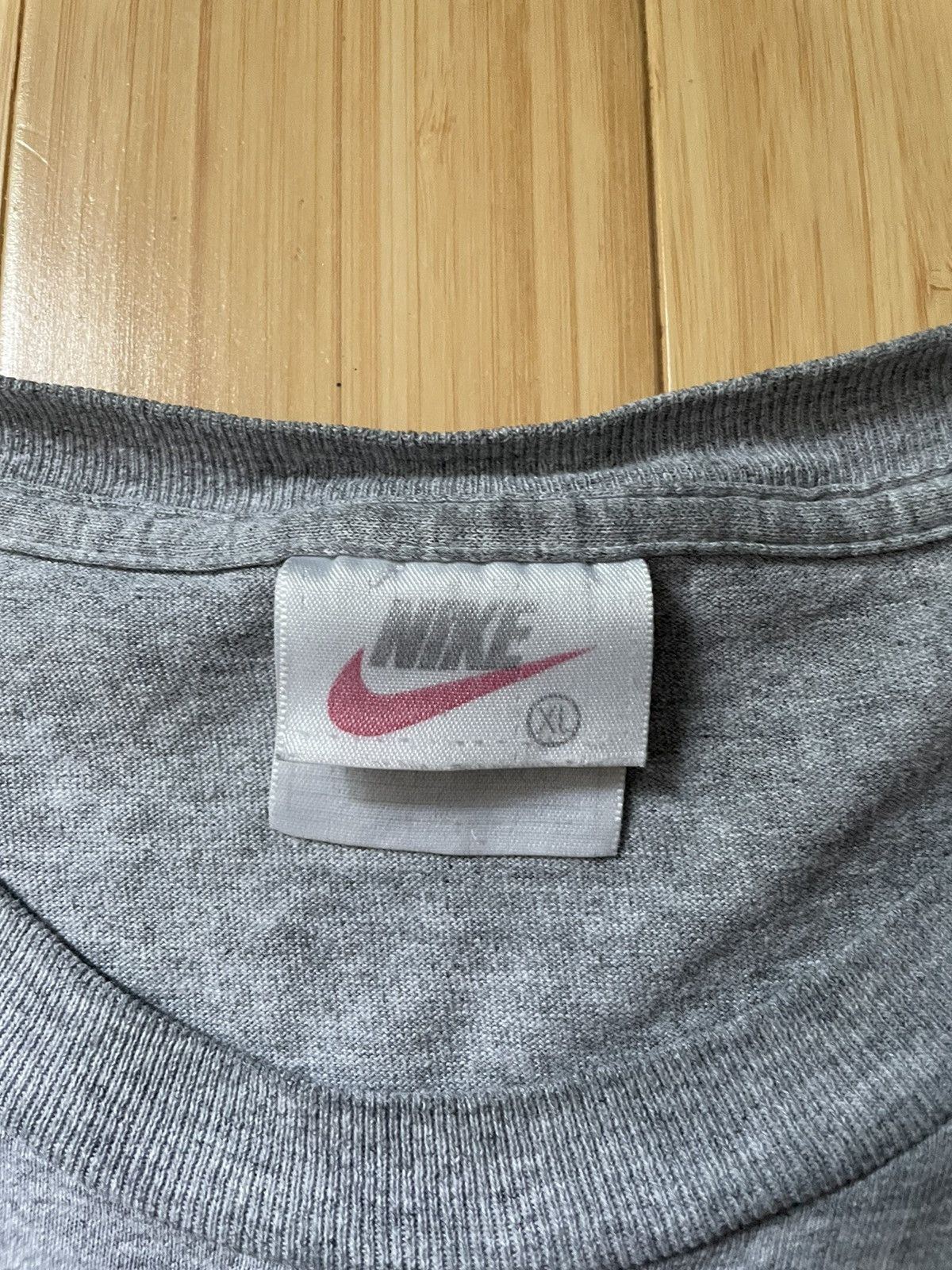 Nike × Vintage Heather Grey 1990’s Nike Essentials tee Size US XL / EU 56 / 4 - 2 Thumbnail