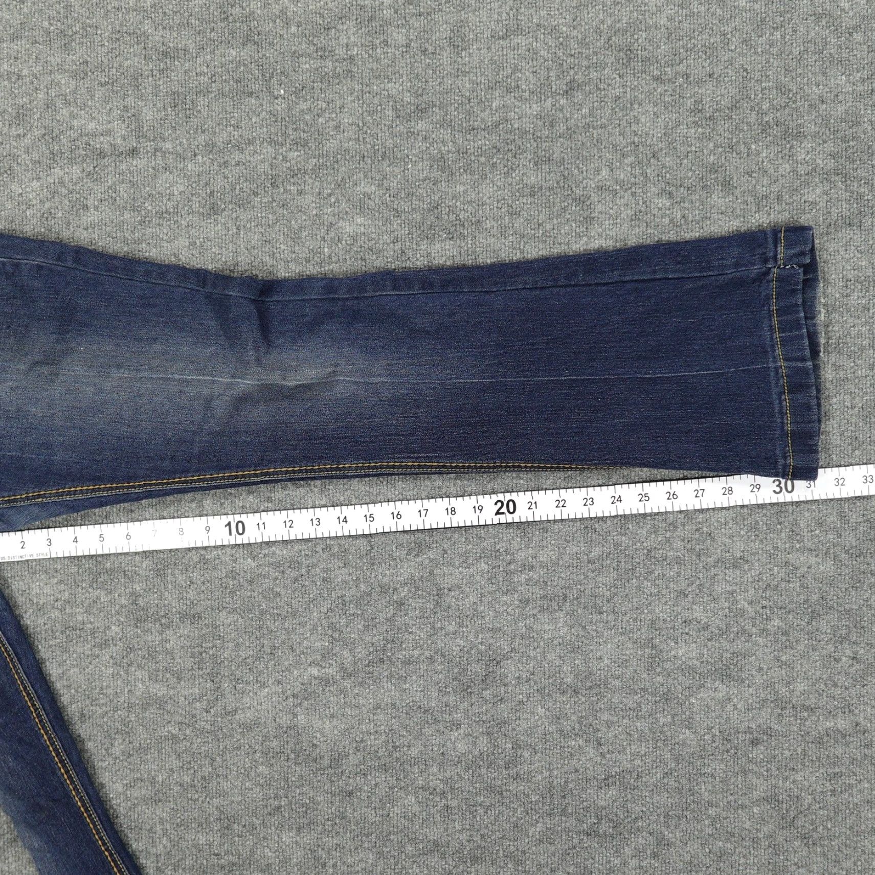 Vintage Rewash Jeans Womens 9 Bootcut Flare Stretch Denim Embroidered Dark Wash Blue Jeans Size 30" / US 8 / IT 44 - 5 Thumbnail