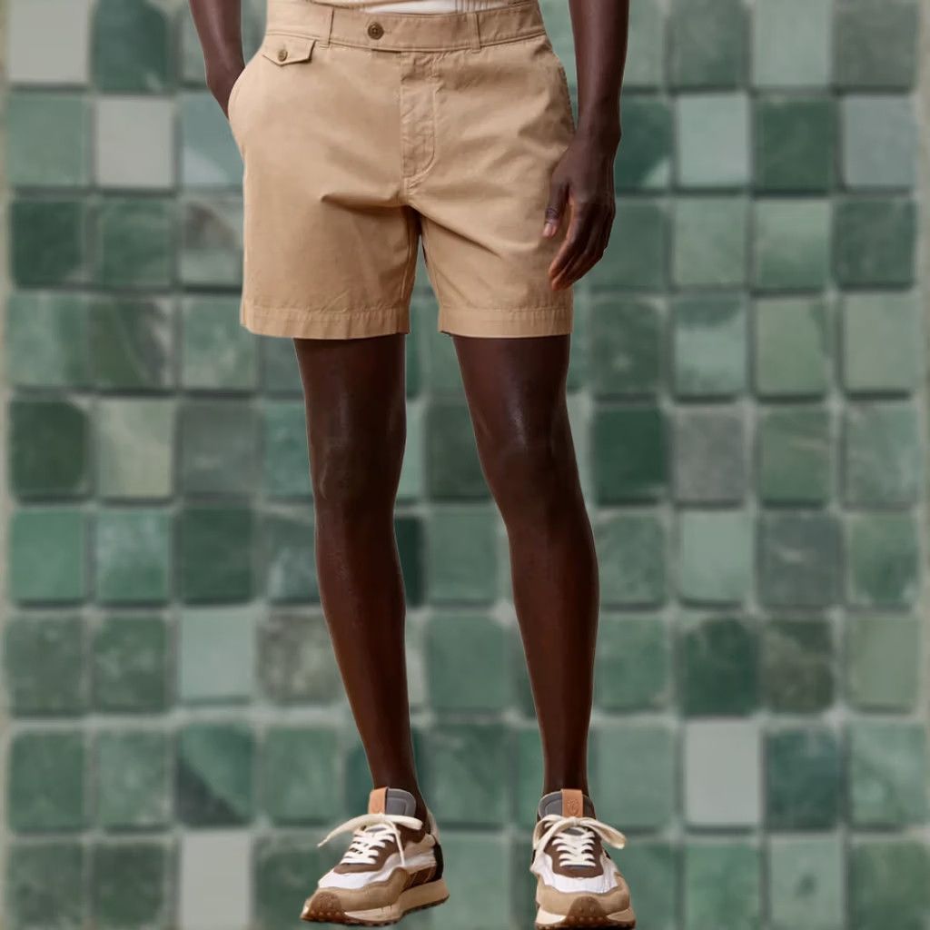 Todd Snyder Todd Snyder Chino Shorts Men 36 Beige Sand Dollar Line Blend NWT 48 Size US 36 / EU 52 - 1 Thumbnail