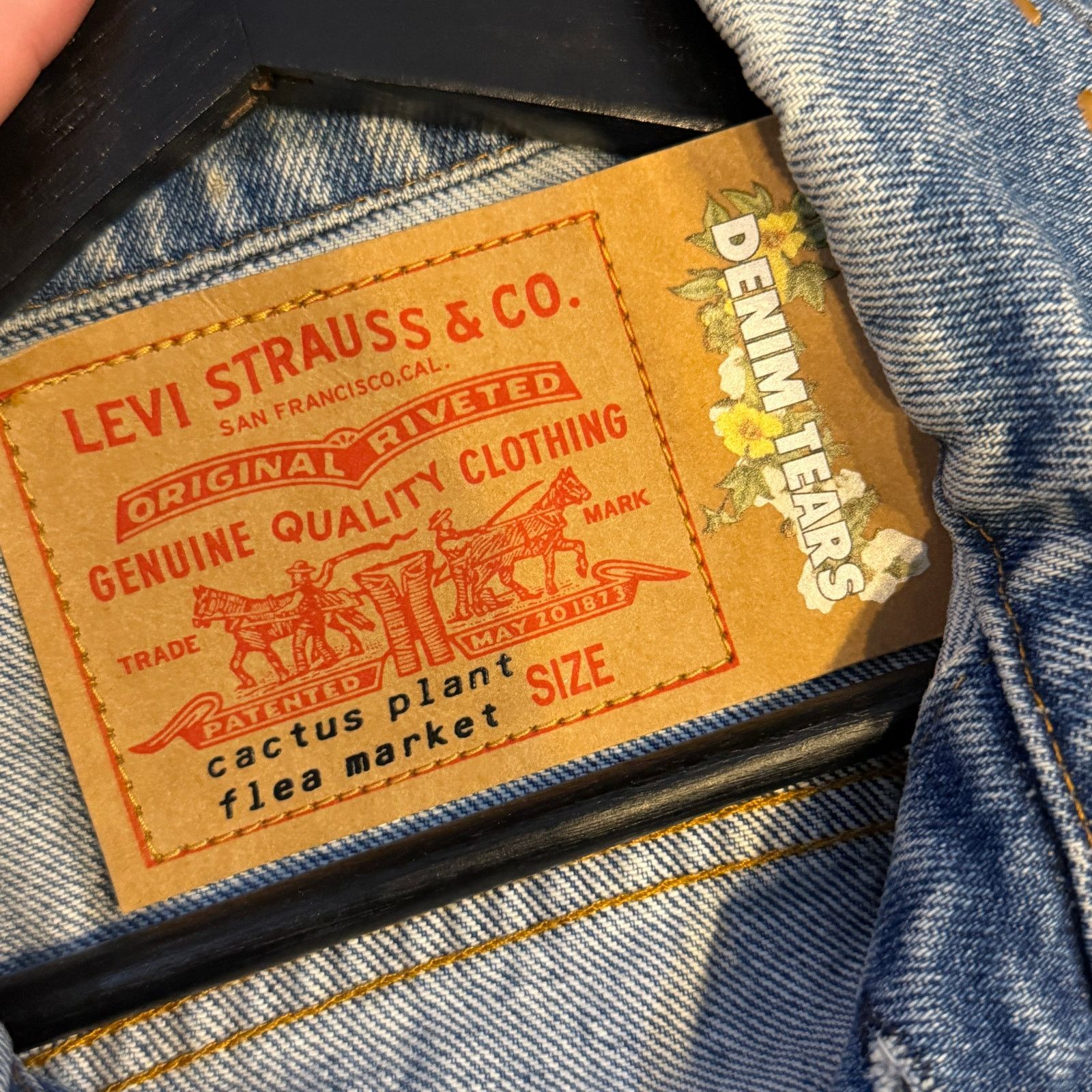 DENIM TEARS Denim Tears X CPFM X Levi's Complexcon Denim Jacket Size US L / EU 52-54 / 3 - 3 Thumbnail