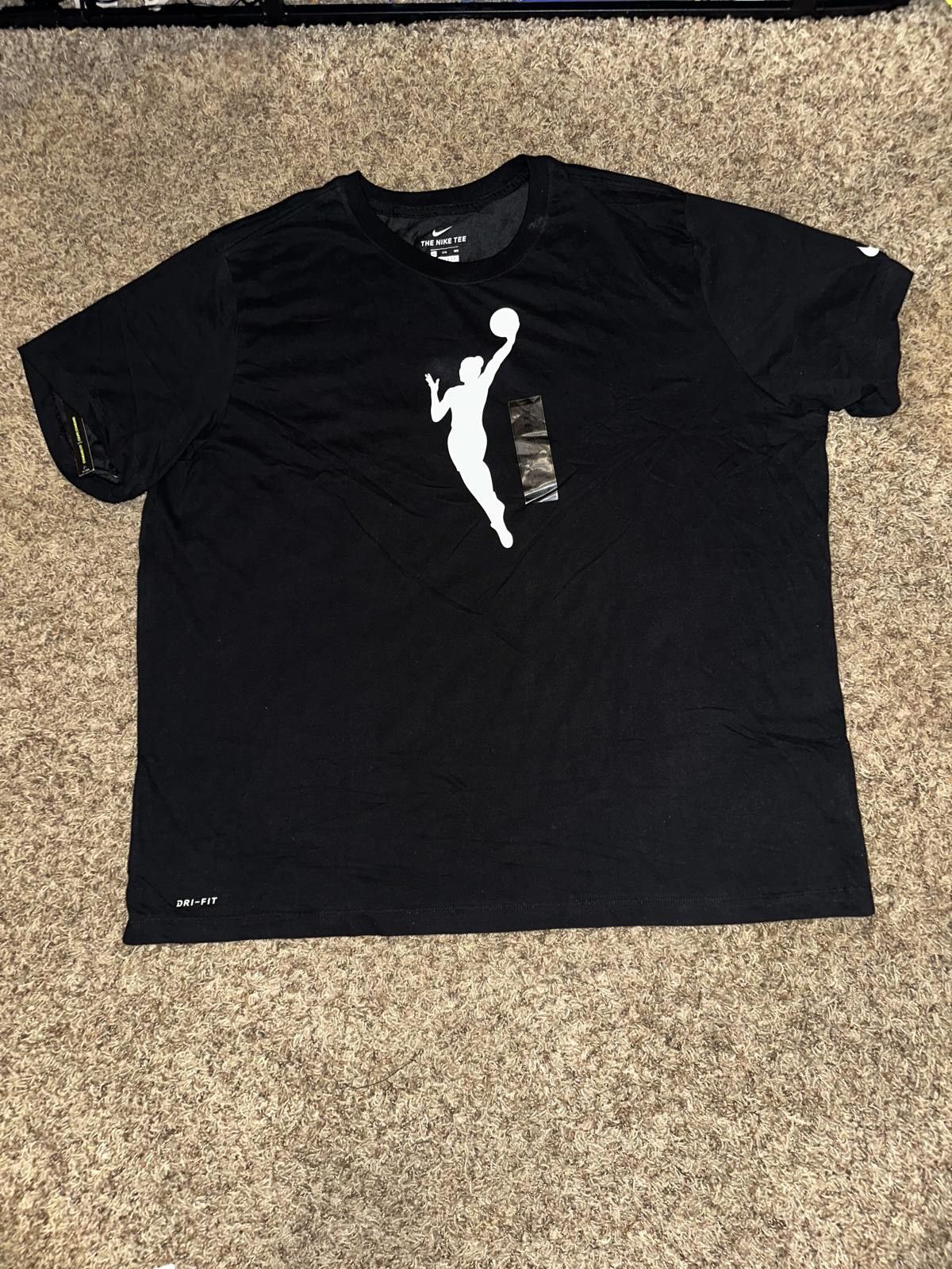 Nike Nike Men’s Team 13 WNBA Dri-Fit Black/White T-Shirt Size US XXL / EU 58 / 5 - 1 Thumbnail