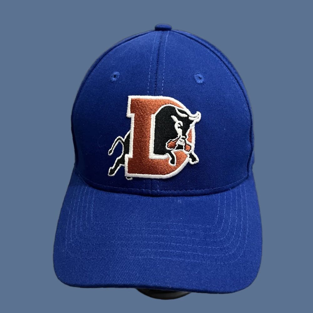 Vintage Durham Bulls Baseball Hat Blue Twill Adjustable Strapback Cap Unisex Adults Bimm Ridder Sportswear Size ONE SIZE - 1 Thumbnail