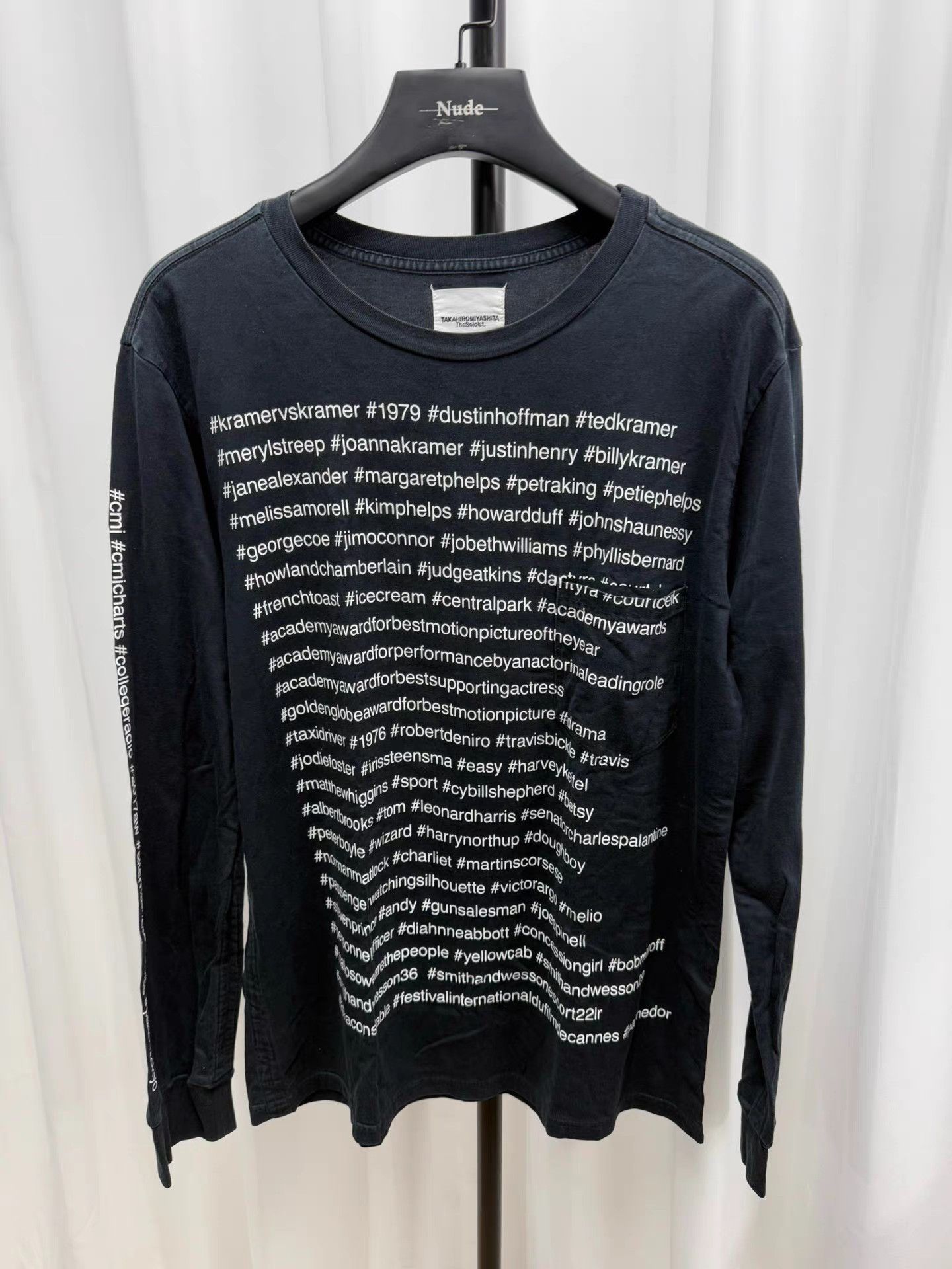 Takahiromiyashita The Soloist. The soloist Lyric Print Long Sleeve K20 Size US M / EU 48-50 / 2 - 1 Thumbnail