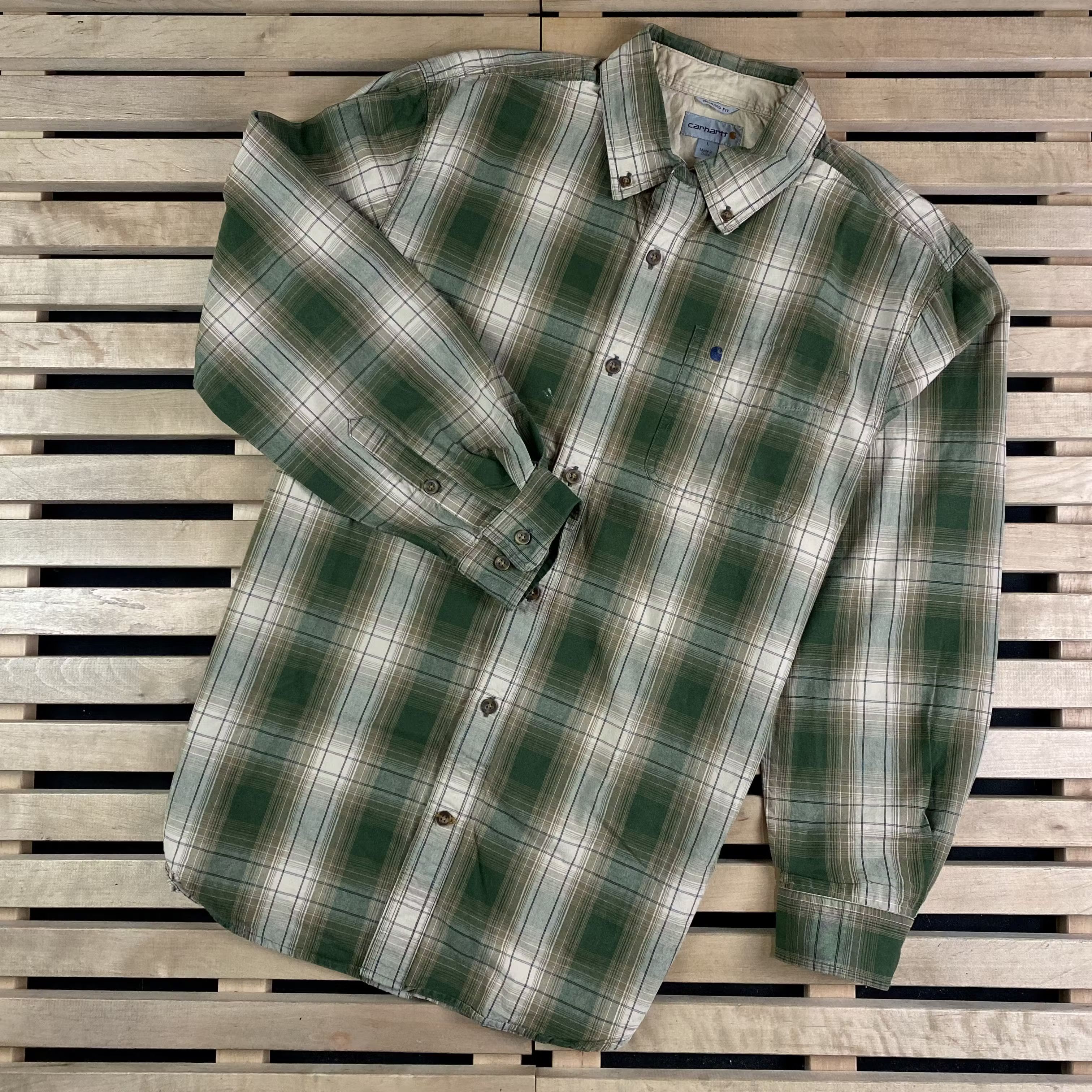 Carhartt × Carhartt Wip × Vintage Men’s Shirt Long Sleeve Carhartt Vintage Size L Size US L / EU 52-54 / 3 - 1 Thumbnail