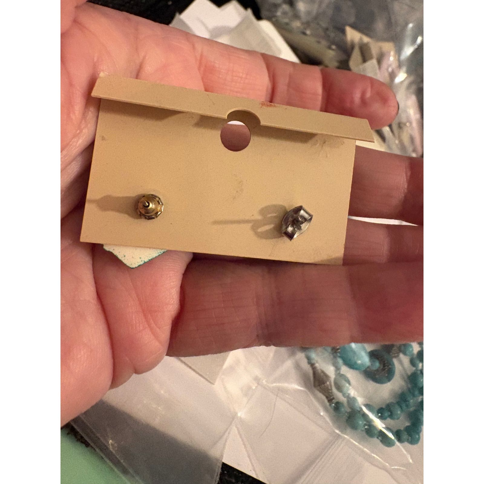 Other Vintage post earrings circa 1980 Size ONE SIZE - 2 Thumbnail