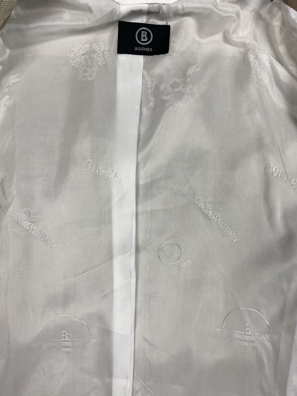 Bogner Bogner Beige Linen Cotton Tailored Blazer EU44 XL luxury Size XL / US 12-14 / IT 48-50 - 17 Thumbnail