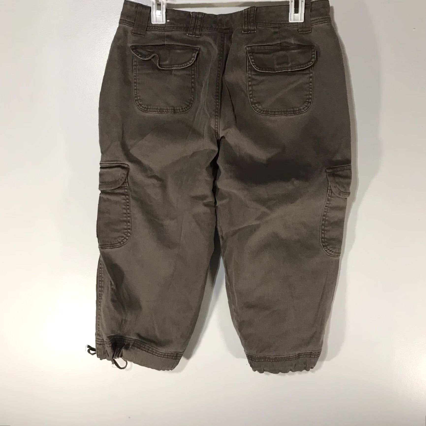Vintage VINTAGE Duckhead Cargo Pants Women's Size 12 Brown Khaki Flat Front Low-Rise Straight Leg Summer Casual Size ONE SIZE - 2 Thumbnail