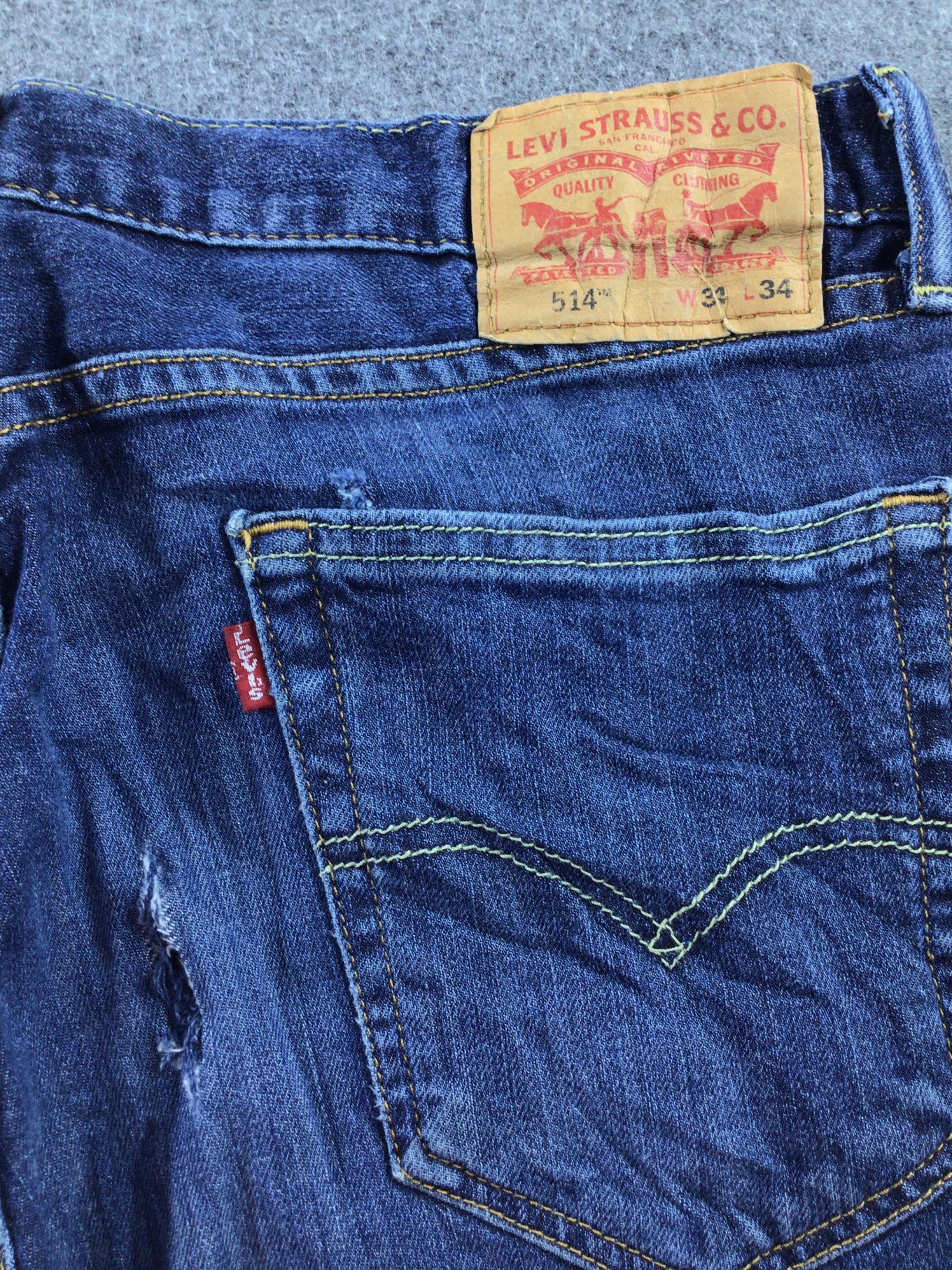 Levi's Vintage Levis 514 Jeans-JM585 Size US 35 - 5 Thumbnail