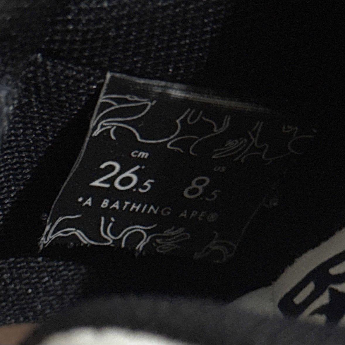 Bape × JJJJound JJJJound x Bapesta ‘White Navy’ Size US 8.5 / EU 41-42 - 6 Thumbnail