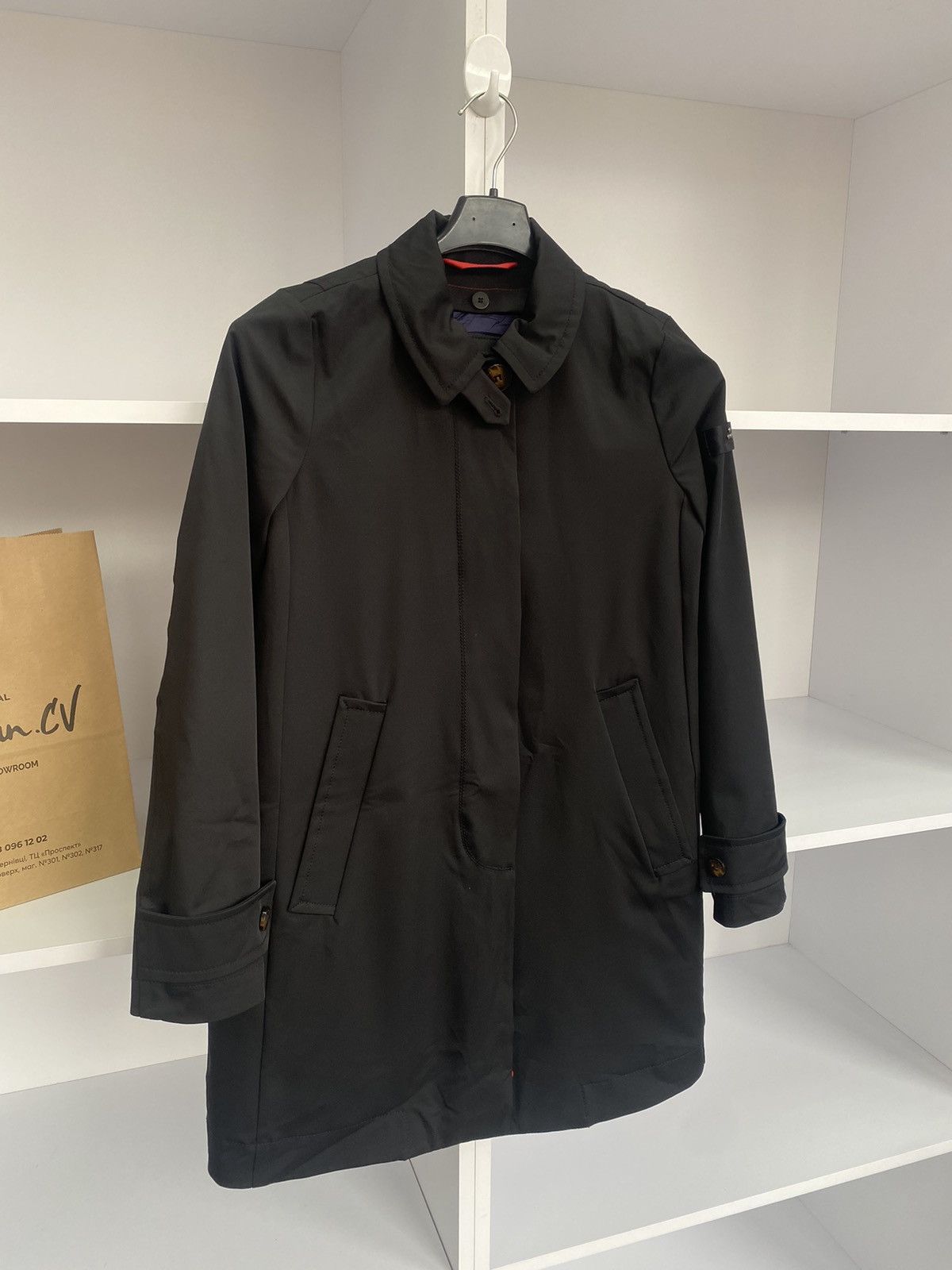 Designer × Peuterey × Vintage Vintage Peuterey women's black coat Size XS / US 0-2 / IT 36-38 - 4 Thumbnail