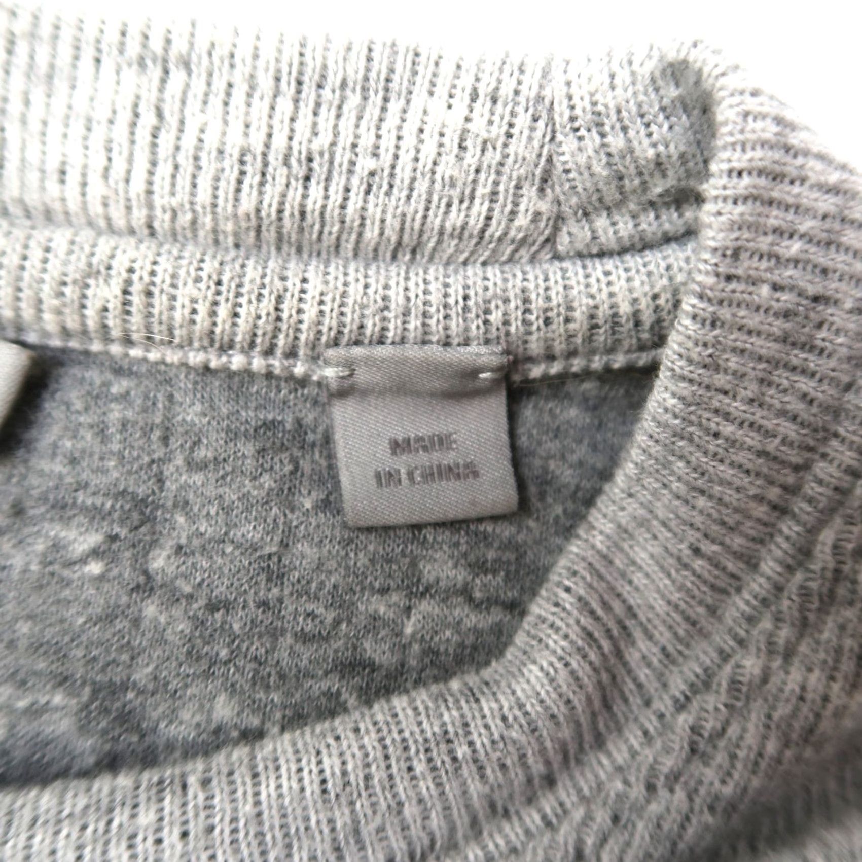 Vince Vince Long Sleeve T-Shirt Size M Gray Crew Neck Shirt Mens Regular Knit Cotton Blend Size US M / EU 48-50 / 2 - 7 Thumbnail
