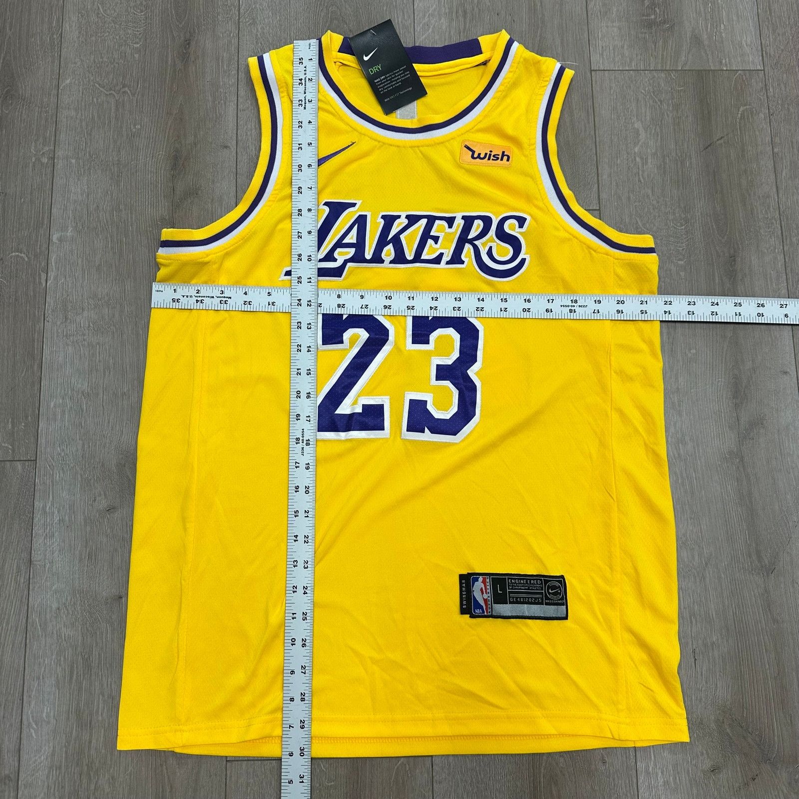 Nike Nike LeBron James Los Angeles Lakers Icon Jersey Size US L / EU 52-54 / 3 - 4 Thumbnail