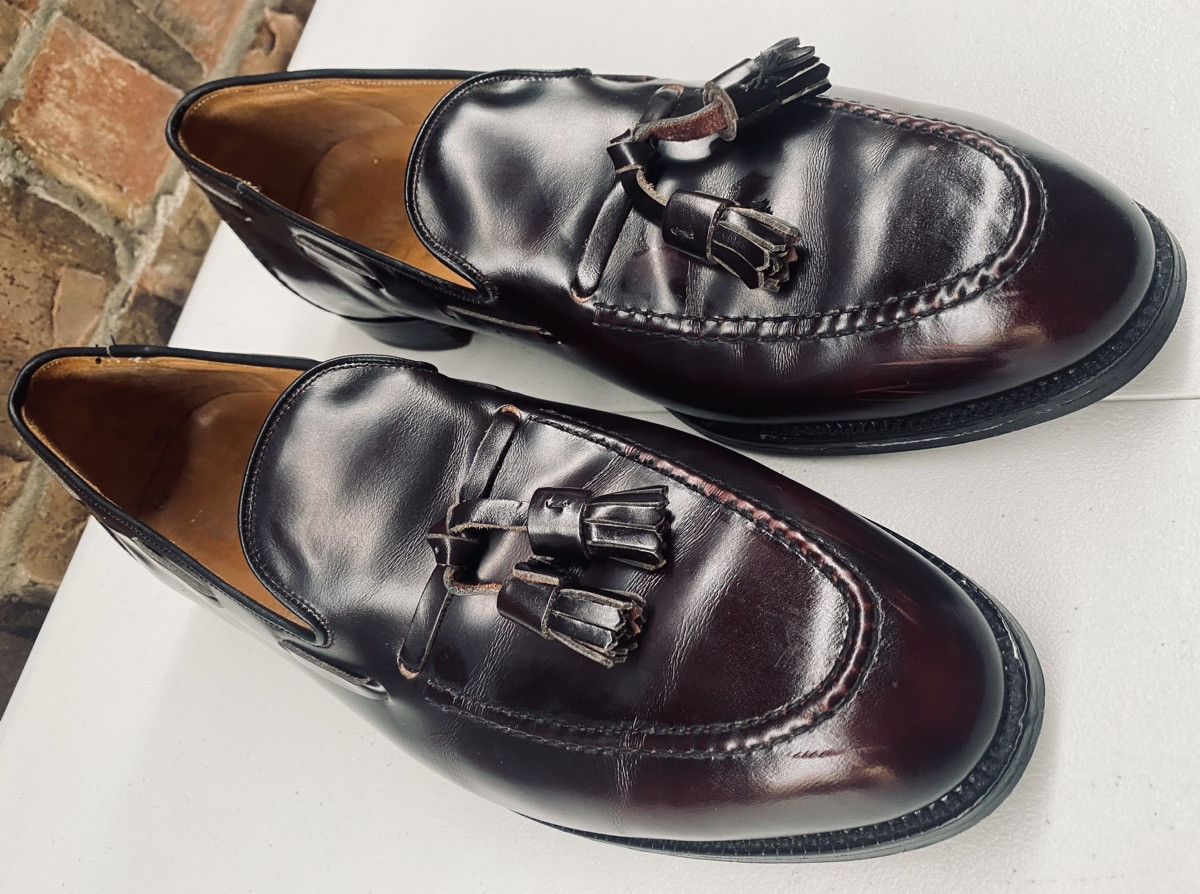 Cheaney Church’s 🇮🇹 RT Cheaney Merlot shell cordovan tassel loafer 12 Size US 12 / EU 45 - 3 Thumbnail