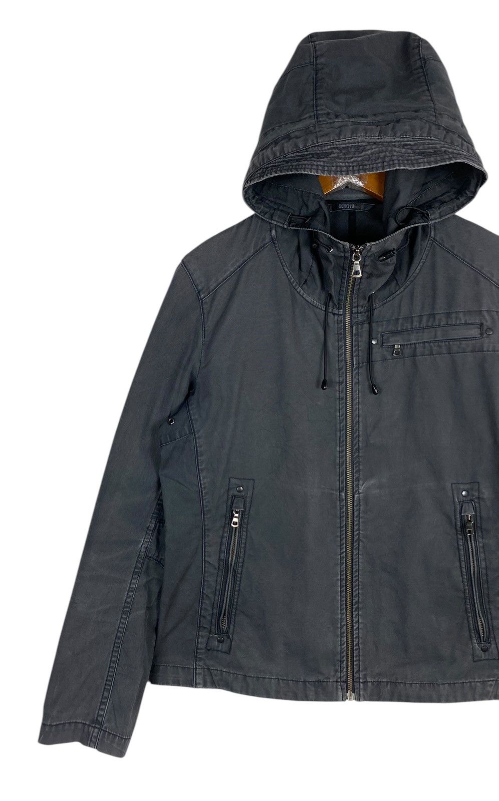 Uniqlo Rare‼️ Uniqlo military-style Hooded Skinny Fit Jacket Size US S / EU 44-46 / 1 - 2 Thumbnail