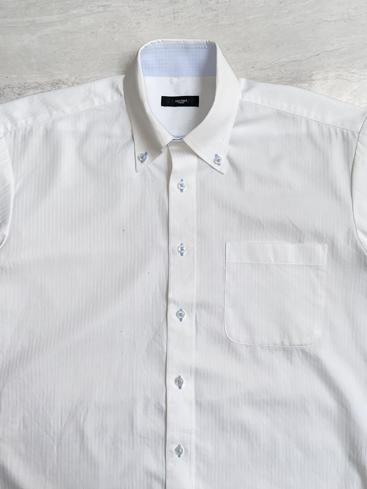 Designer × Japanese Brand × Yohji Yamamoto SACSNY Y’SACCS White Shirt Size US M / EU 48-50 / 2 - 8 Thumbnail