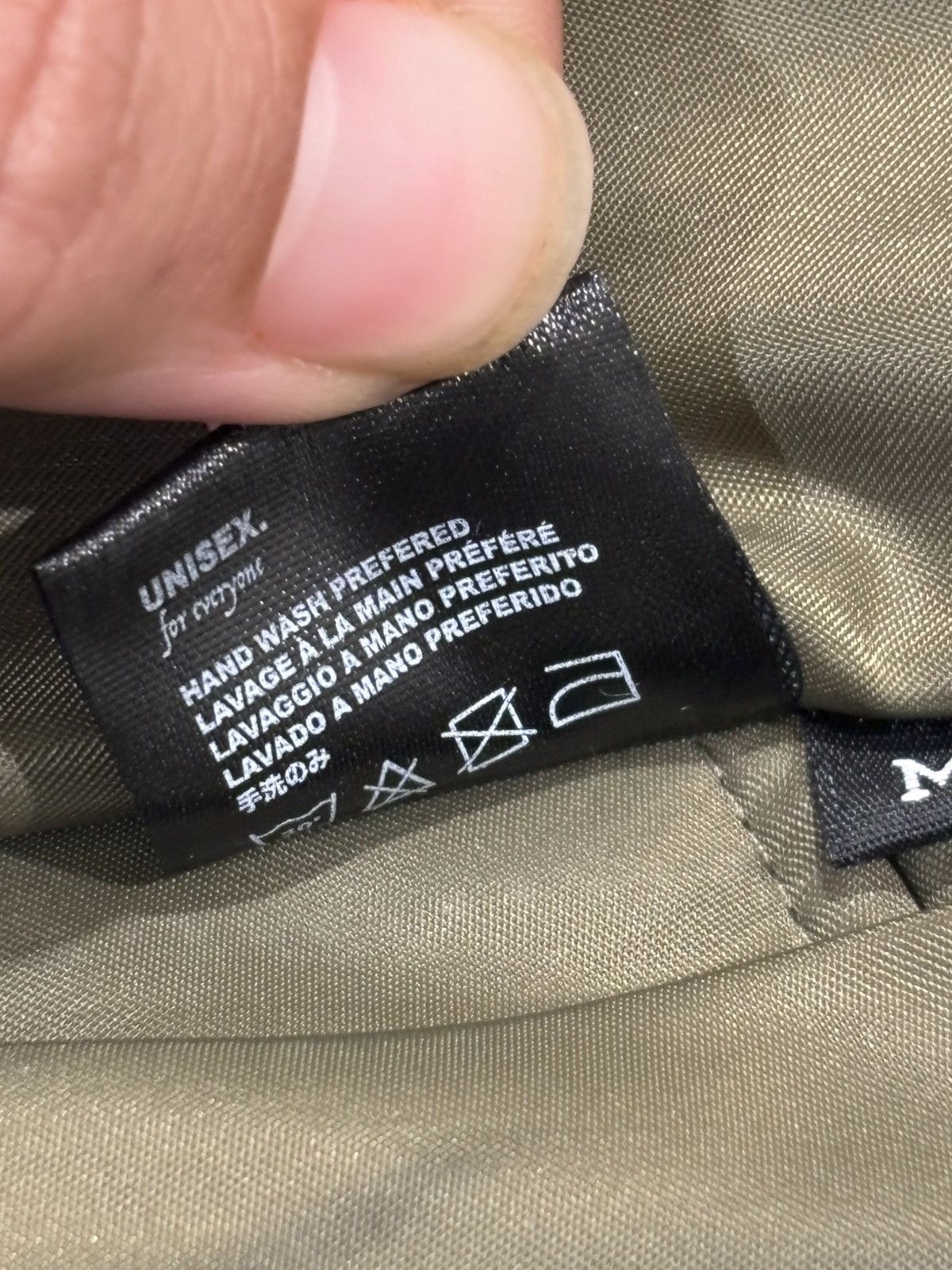 No Faith Studios Reversible waffle cotton hoody/bomber olive Size US M / EU 48-50 / 2 - 10 Thumbnail