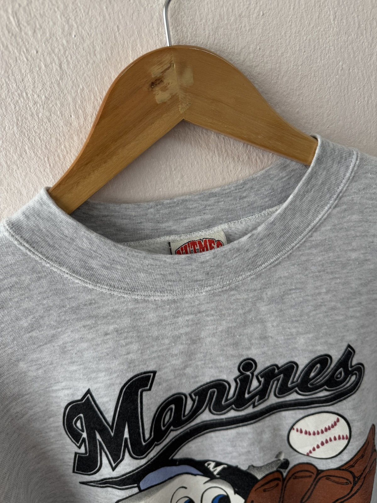 Nutmeg VINTAGE JAPAN BASEBALL LEAGUE MARINES CHIBA LOTTE Size US M / EU 48-50 / 2 - 6 Thumbnail