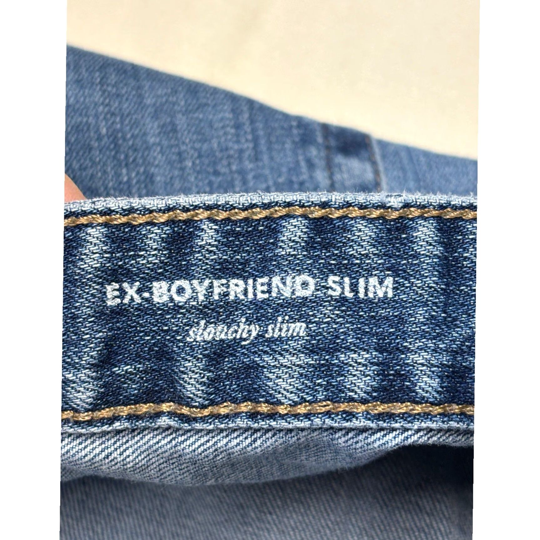 Vintage VINTAGE AG Adriano Goldschmied Ex Boyfriend Slim Jeans Medium Wash Women Size 32X27 Size 24" / US 00 / IT 34 - 6 Thumbnail