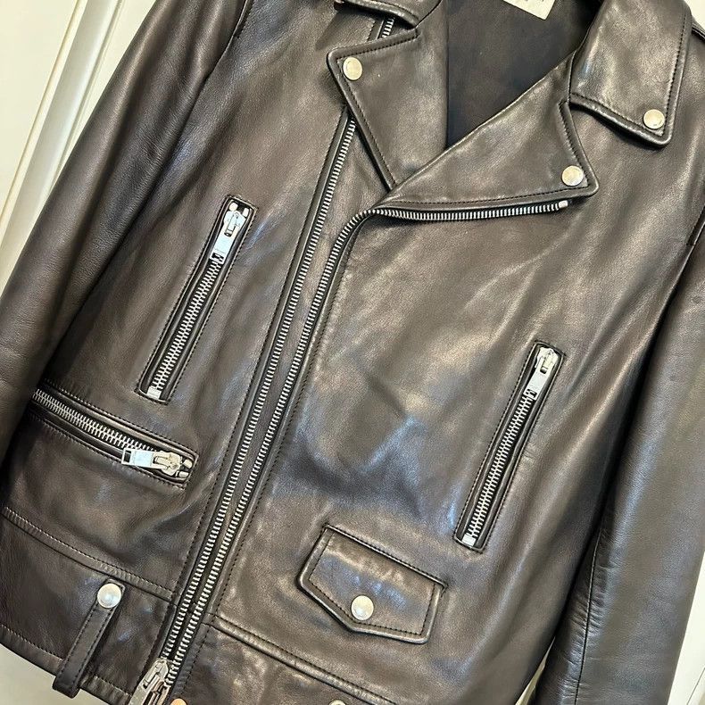 Saint Laurent Paris Saint Laurent Paris Motorcycle leather jacket-2506 Size US M / EU 48-50 / 2 - 2 Thumbnail