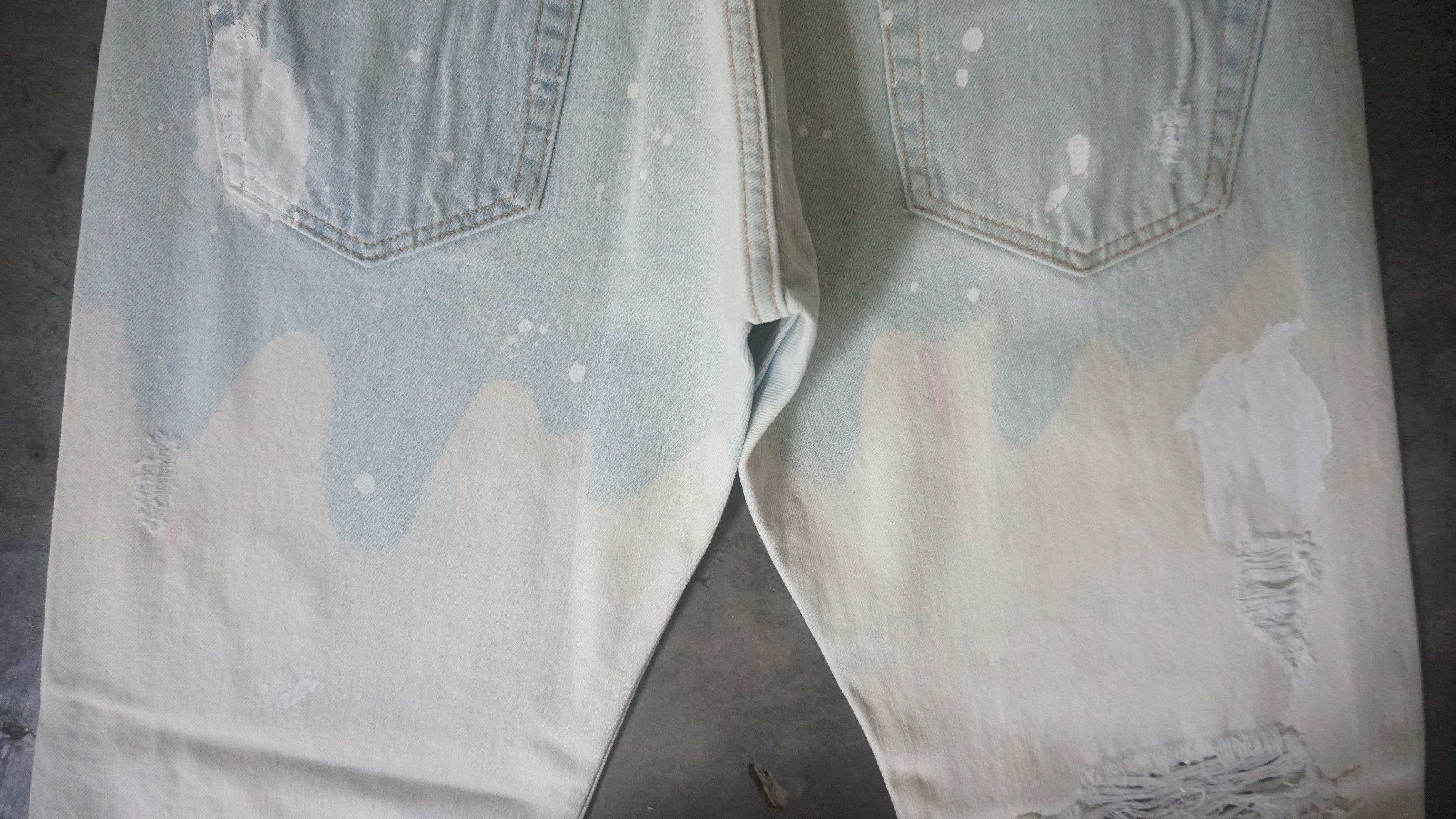 Japanese Brand RNA Sweat & bloods Ripped Punk Jeans Size US 31 - 7 Thumbnail