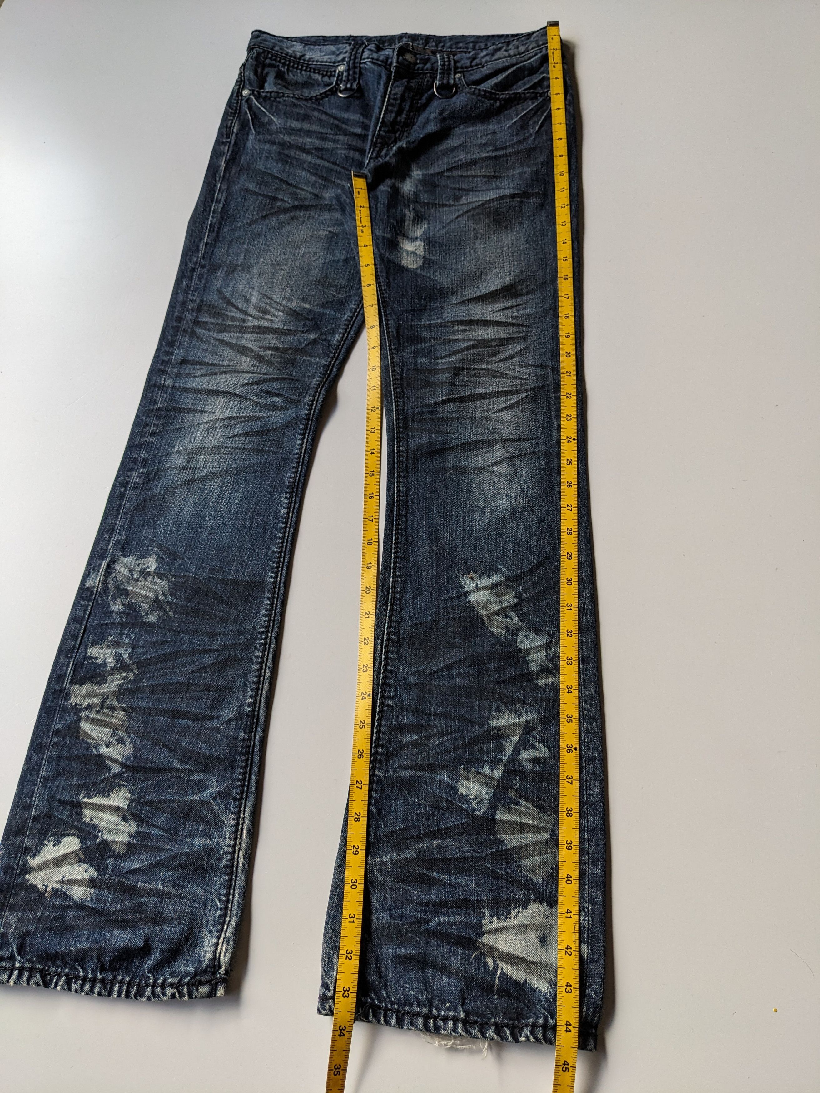 If Six Was Nine × Japanese Brand × Le Grande Bleu (L.G.B.) Japanese brand like L.G.B clawmark bleach flare Size US 32 / EU 48 - 10 Thumbnail