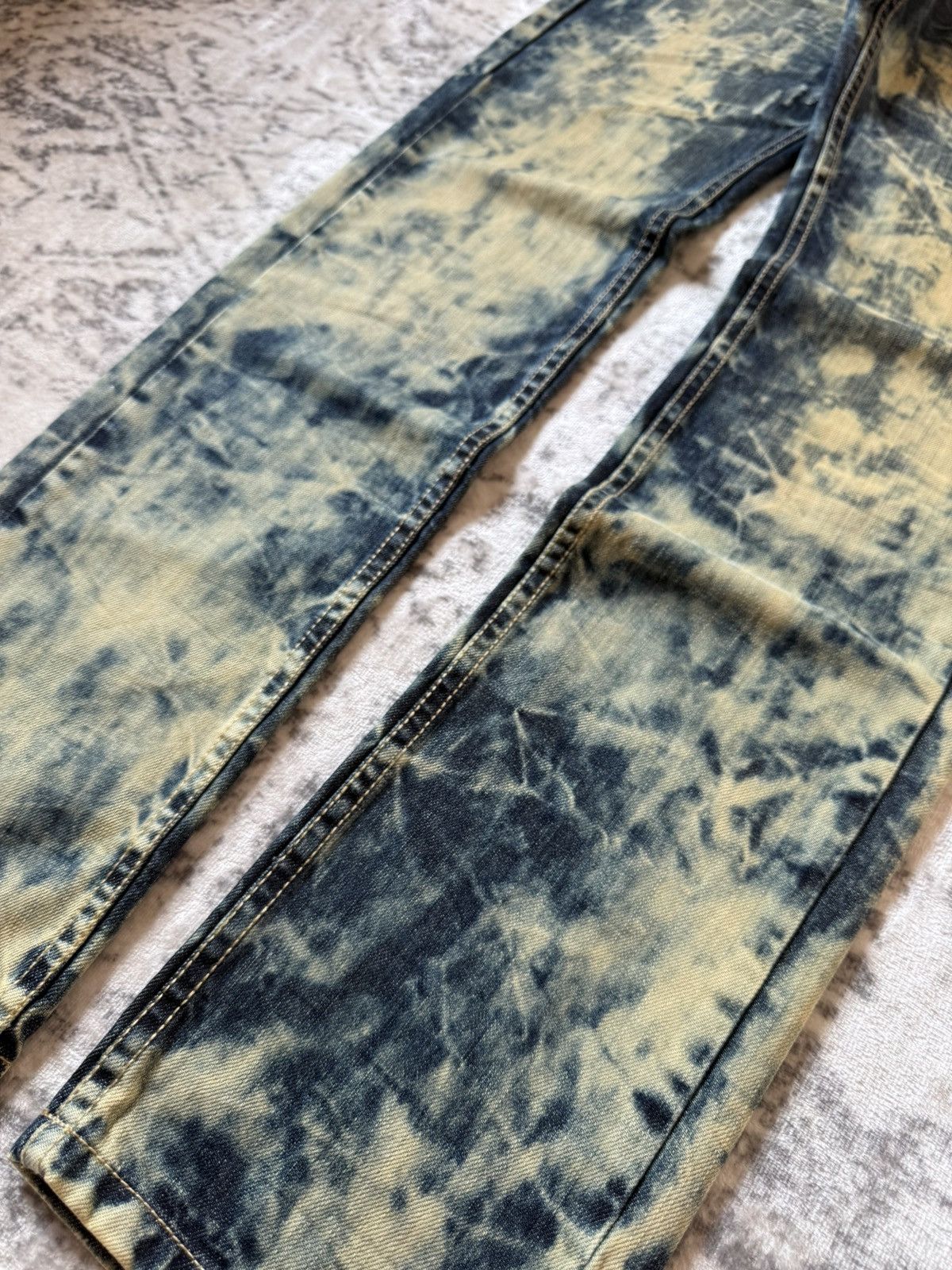 Japanese Brand Semantic Design Studded Acid Mud Wash Jeans Size US 30 / EU 46 - 9 Thumbnail