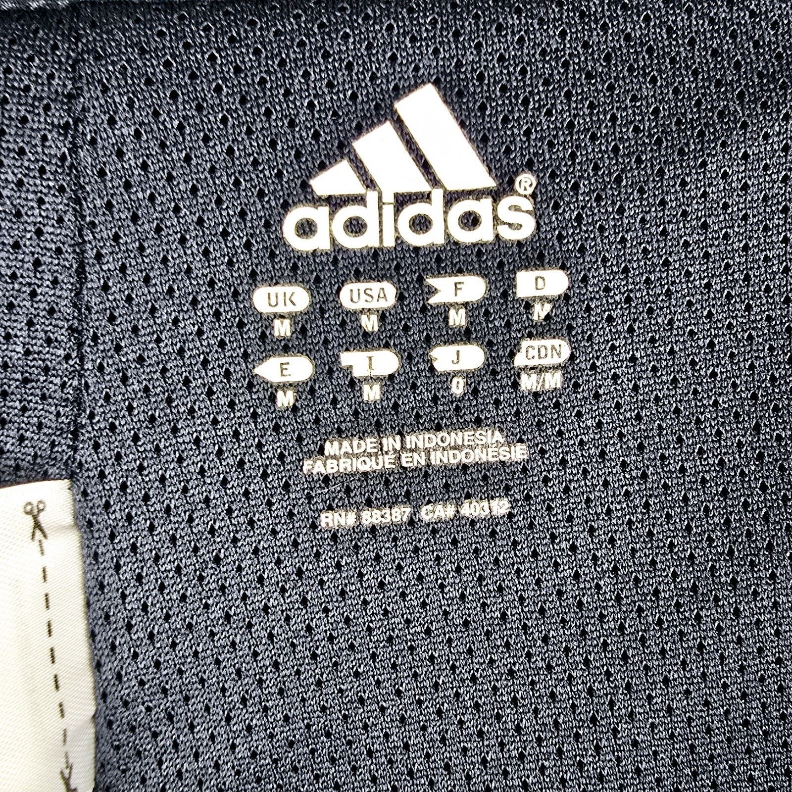 Adidas Adidas Track Pants Blue Windbreaker Ankle Zip Baggy Y2K M Size US 36 / EU 52 - 6 Thumbnail