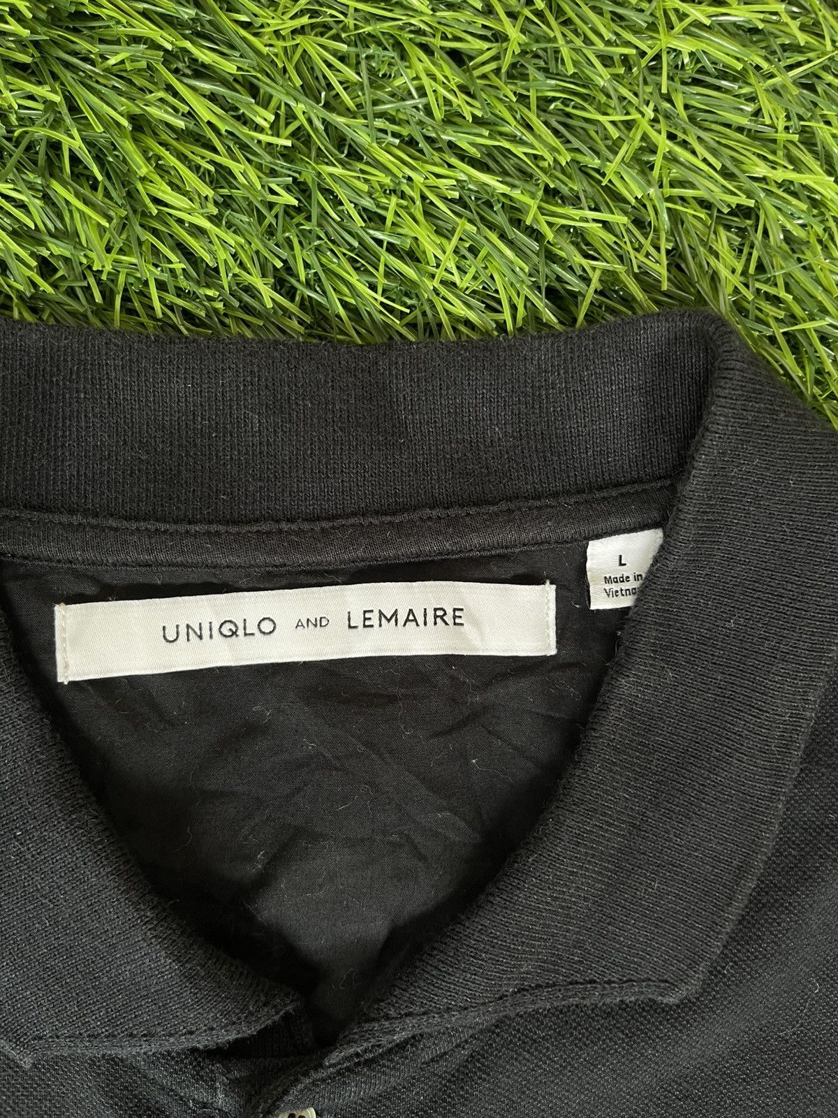Lemaire × Uniqlo Hype🔥UNIQLO x LEMAIRE🔥Black Polo Tshirt Size US L / EU 52-54 / 3 - 10 Thumbnail