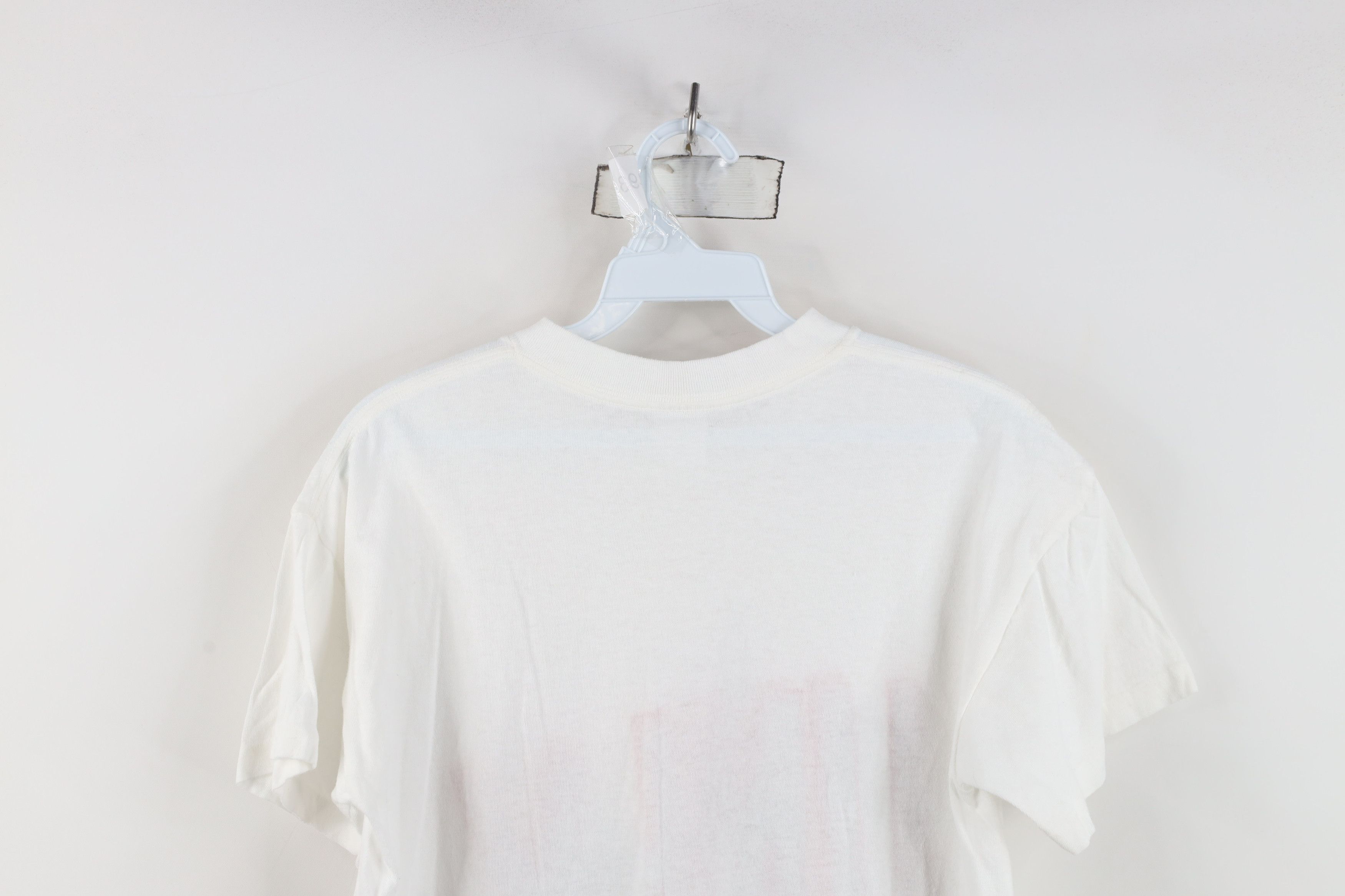 Vintage Vintage 80s 90s Rebels Short Sleeve T-Shirt White Cotton Size US S / EU 44-46 / 1 - 11 Thumbnail