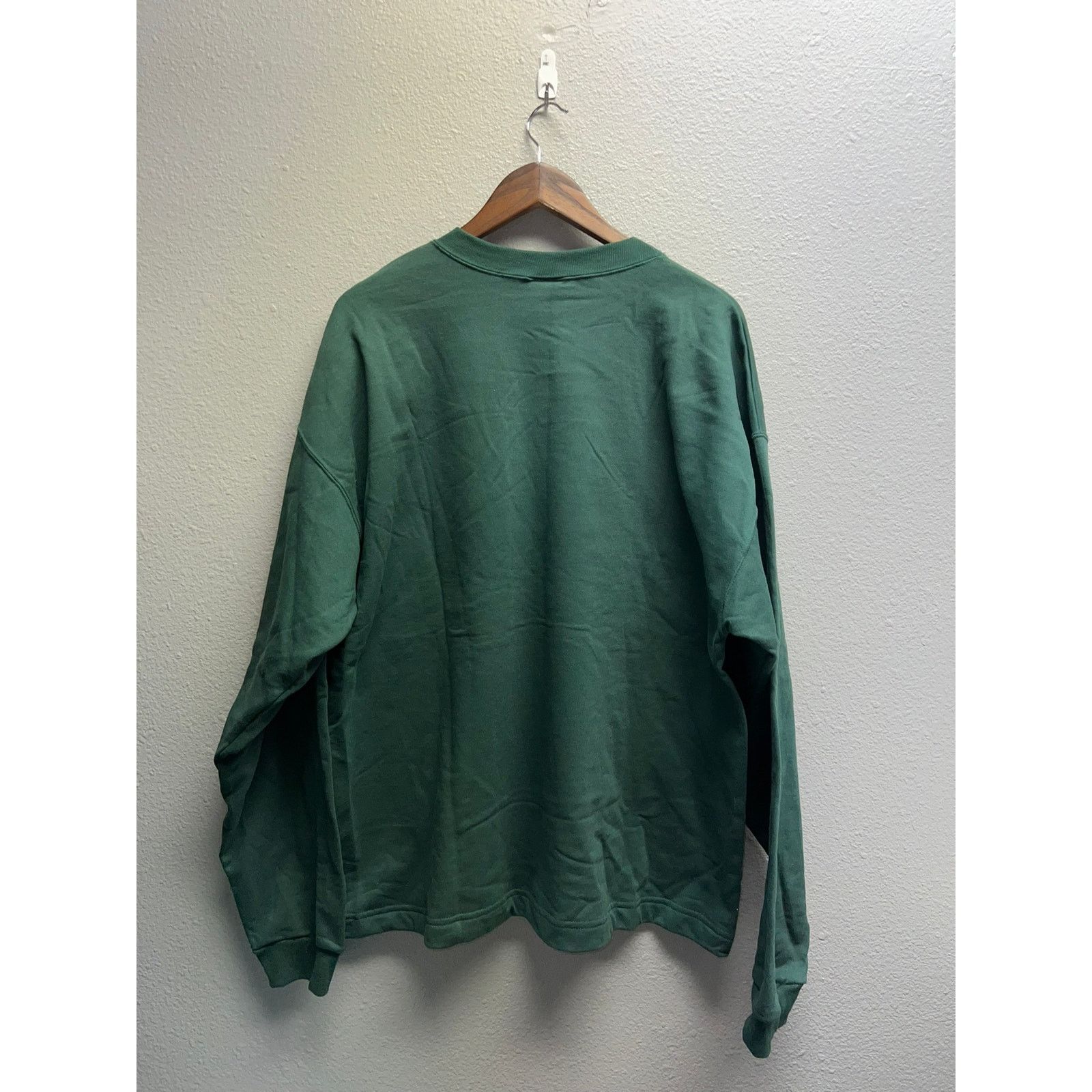 Vintage Vintage Green Blank Sweatshirt VTG Fashion Gear Crewneck XXL Size US XXL / EU 58 / 5 - 8 Thumbnail