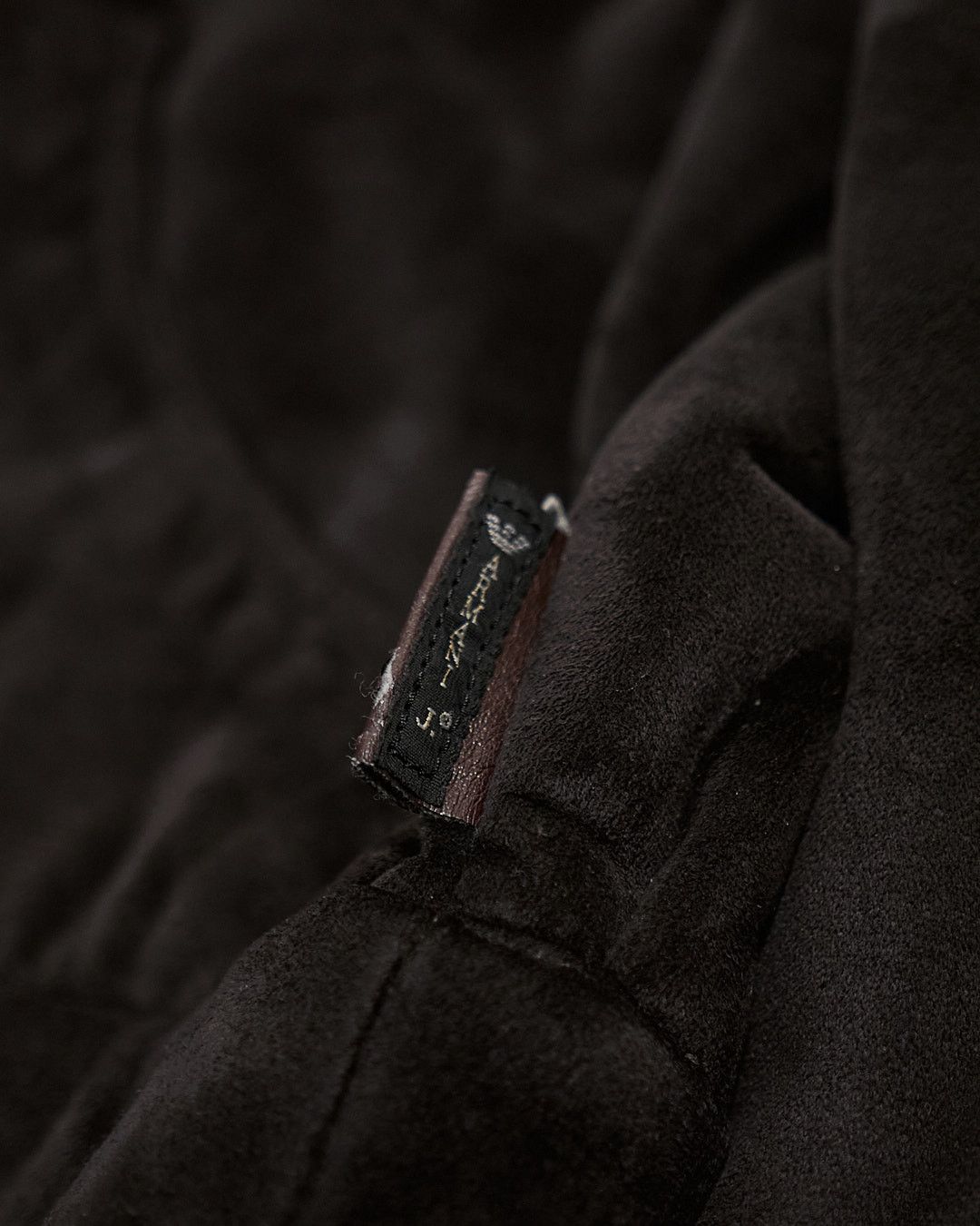 Giorgio Armani 1990s Fur-Lined Gamuza Hoodie Size US M / EU 48-50 / 2 - 7 Thumbnail