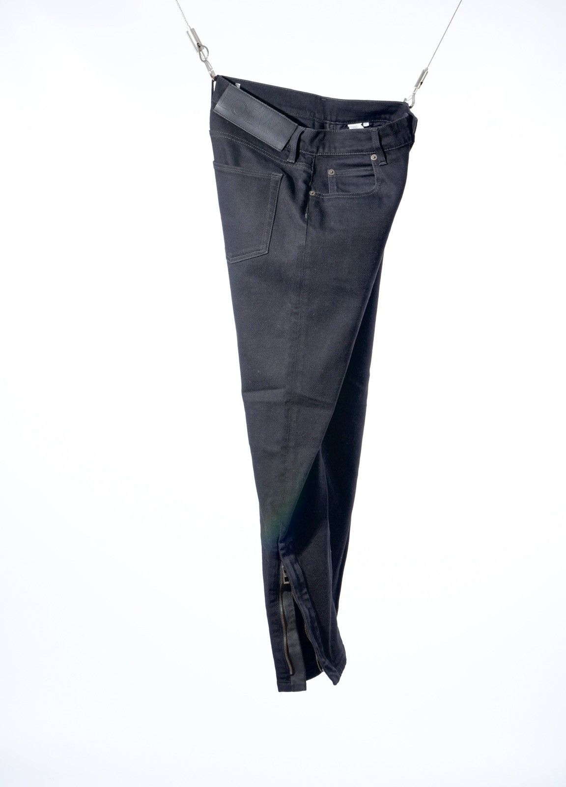 Loewe Loewe Black Zipper slim denim jeans 46 Size US 30 / EU 46 - 5 Thumbnail