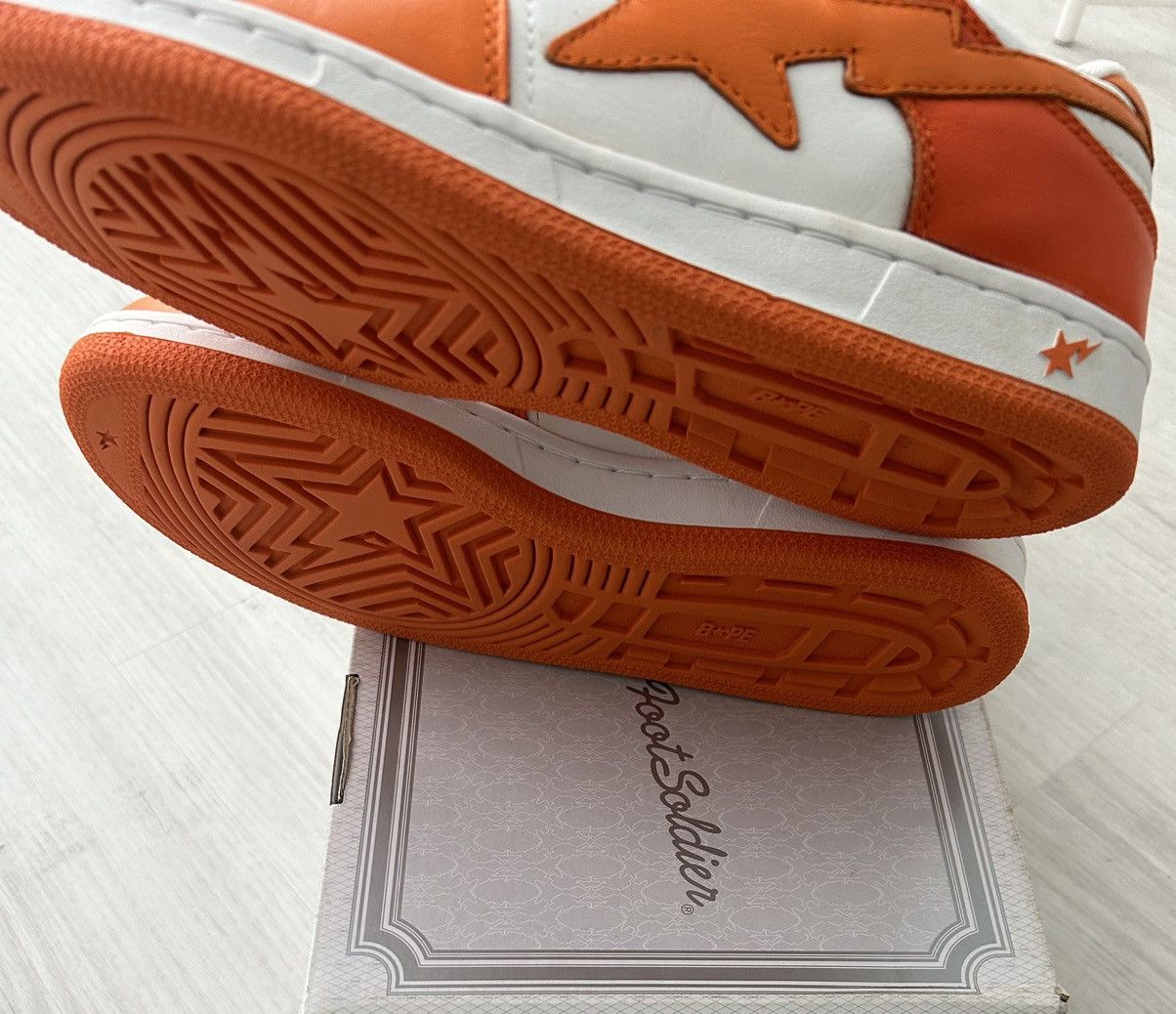 Bape VERY RARE OG 2006 A BATHING APE FS-026 ORANGE SK8 Size US 9 / EU 42 - 5 Thumbnail