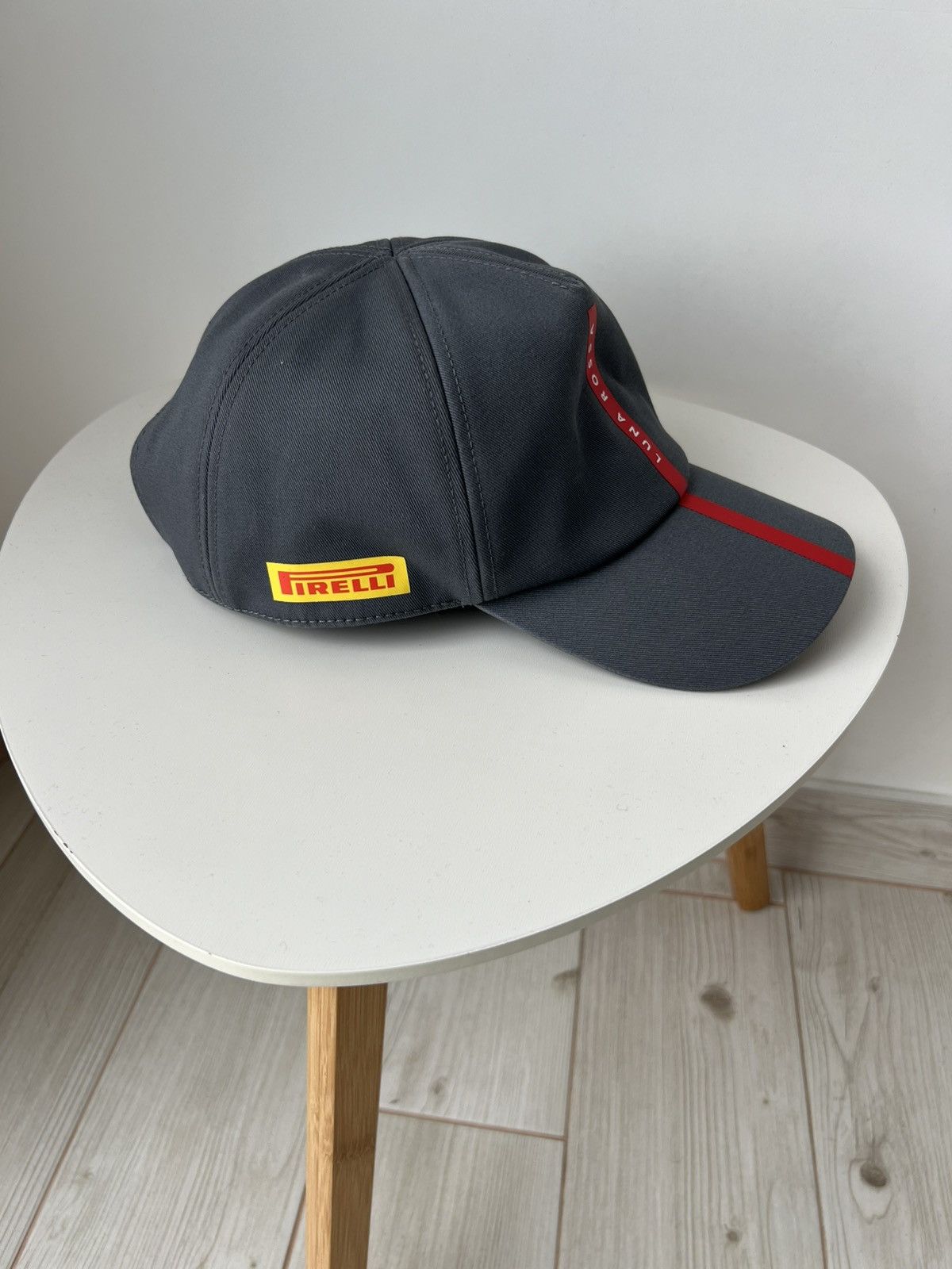Prada Prada Luna Rossa Grey Pirelli Racing Cap Size ONE SIZE - 10 Thumbnail