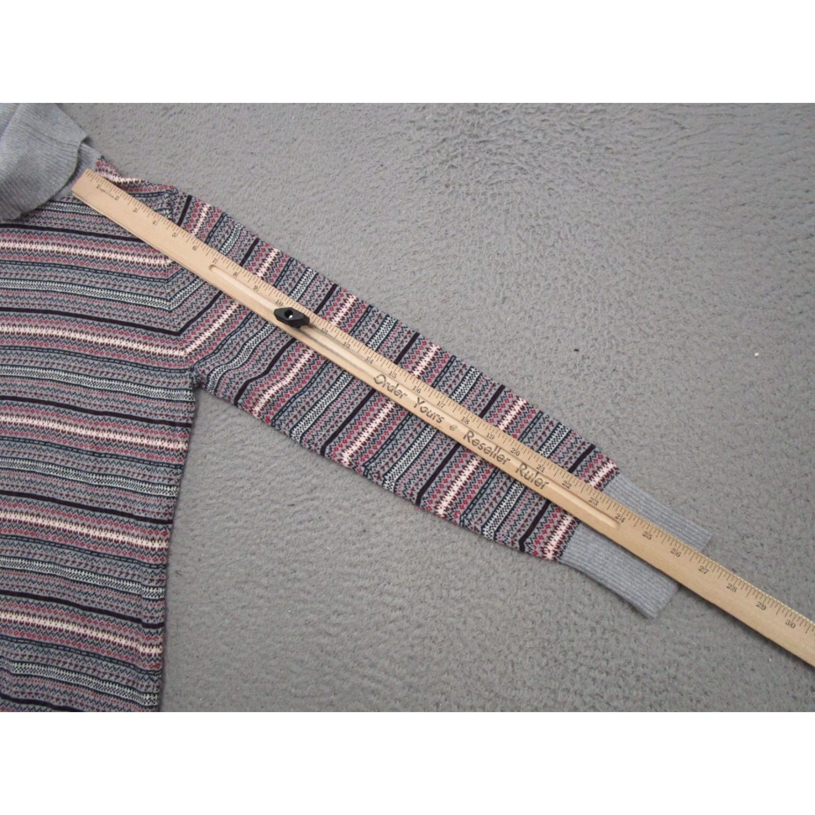 Vintage VINTAGE LL Bean Sweater Womens SZ M Fair Isle Cotton Cashmere Pullover Turtleneck 503413 Size M / US 6-8 / IT 42-44 - 7 Thumbnail