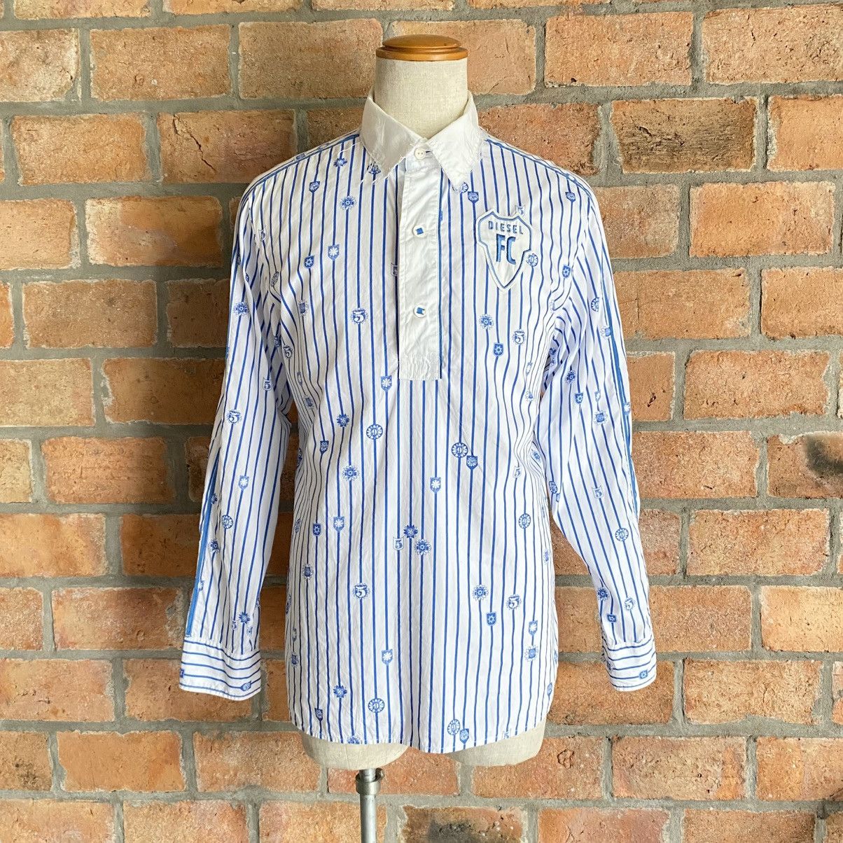 Diesel DIESEL Blue Line Accent Shirt Size US M / EU 48-50 / 2 - 12 Thumbnail