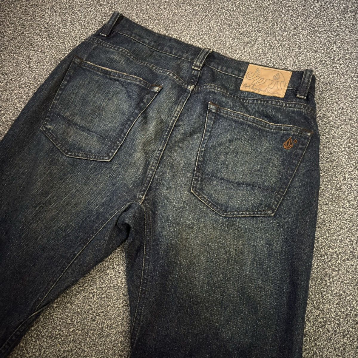 Volcom Vintage Mark Appleyard Boardwear Skate Denim Y2k Style Size US 34 / EU 50 - 8 Thumbnail