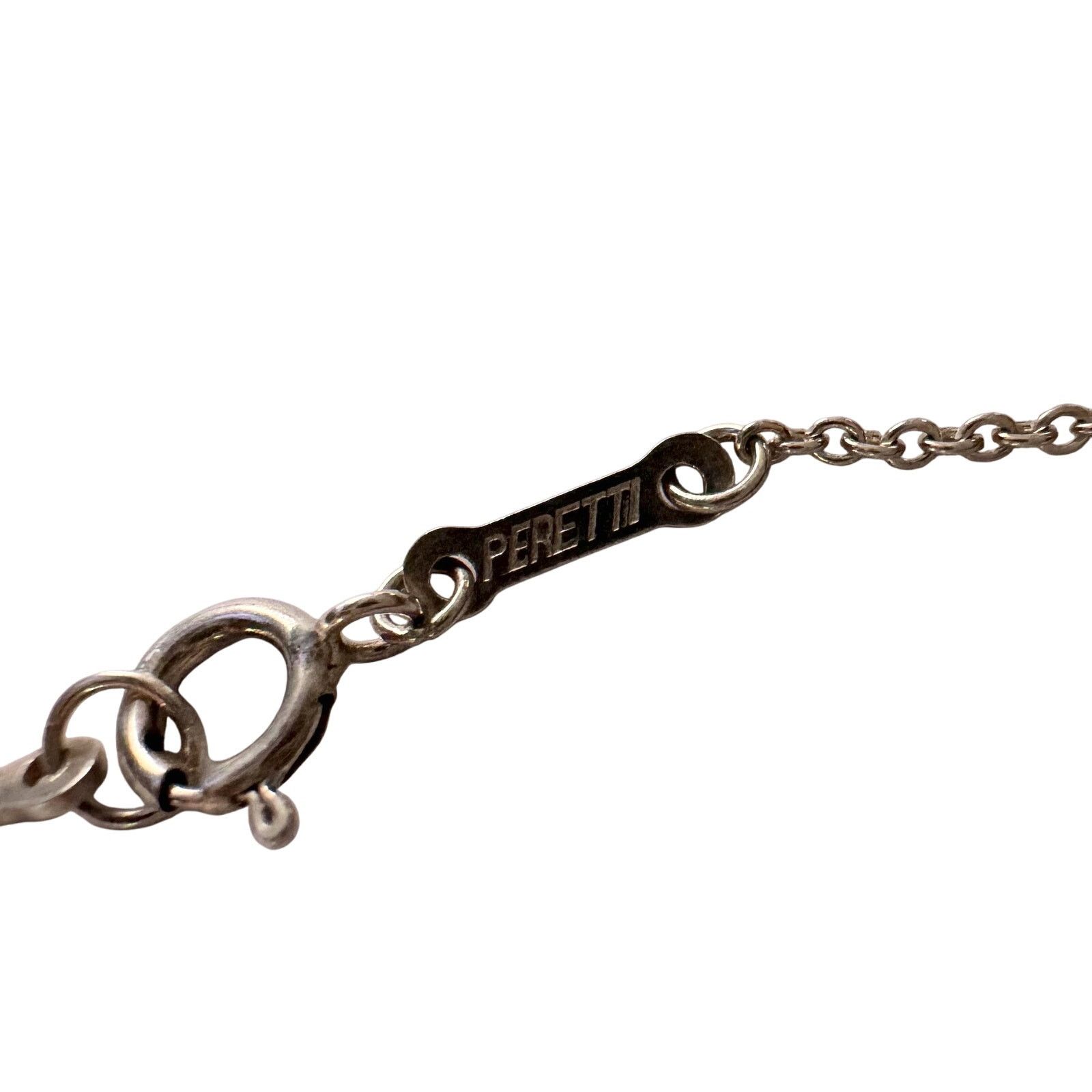 Tiffany & Co. Tiffany and Co Elsa Peretti Medium Open Heart Necklace 16" Size ONE SIZE - 16 Thumbnail