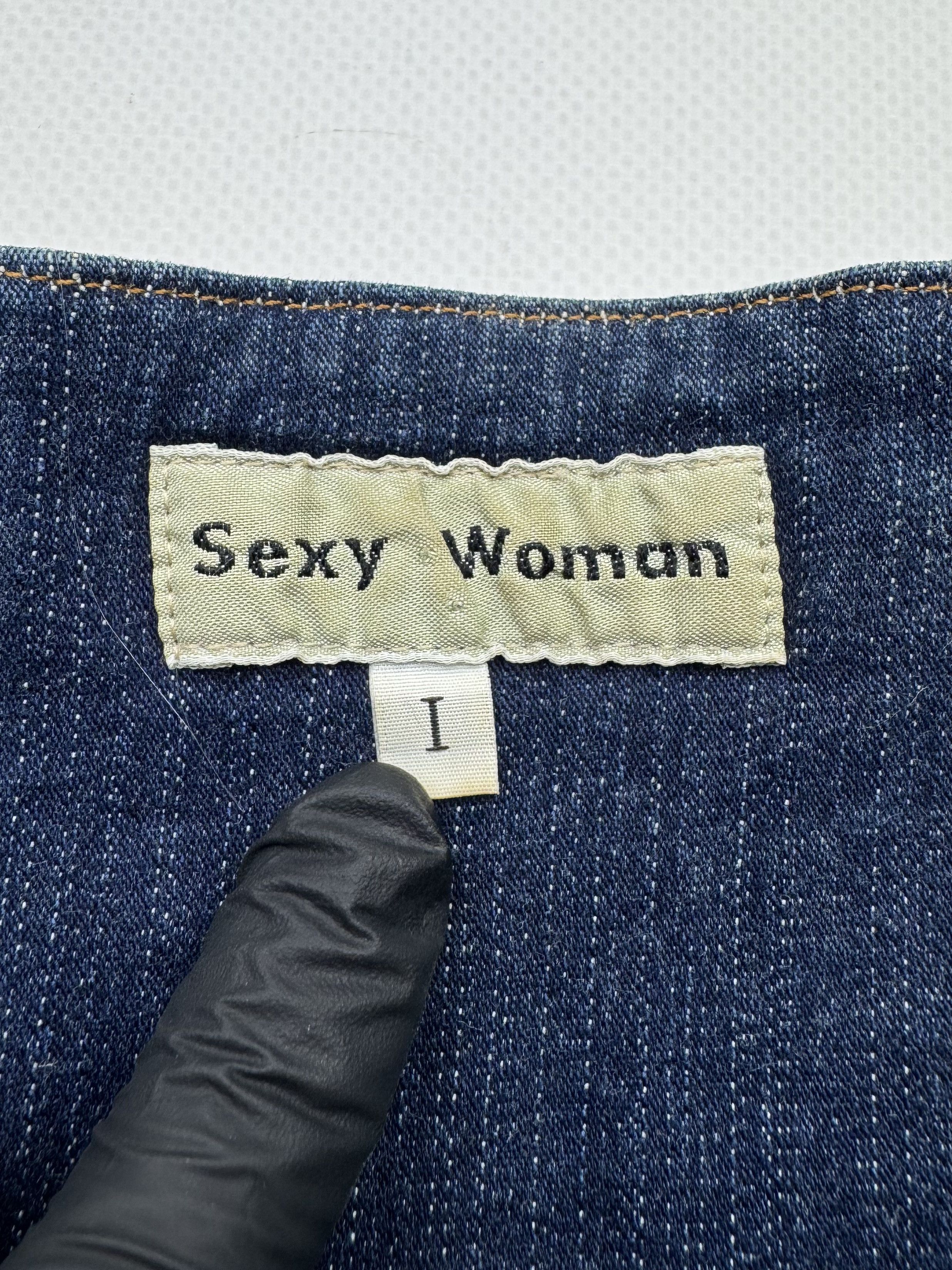 90's Mini Flared Denim Skirt B33(V345)