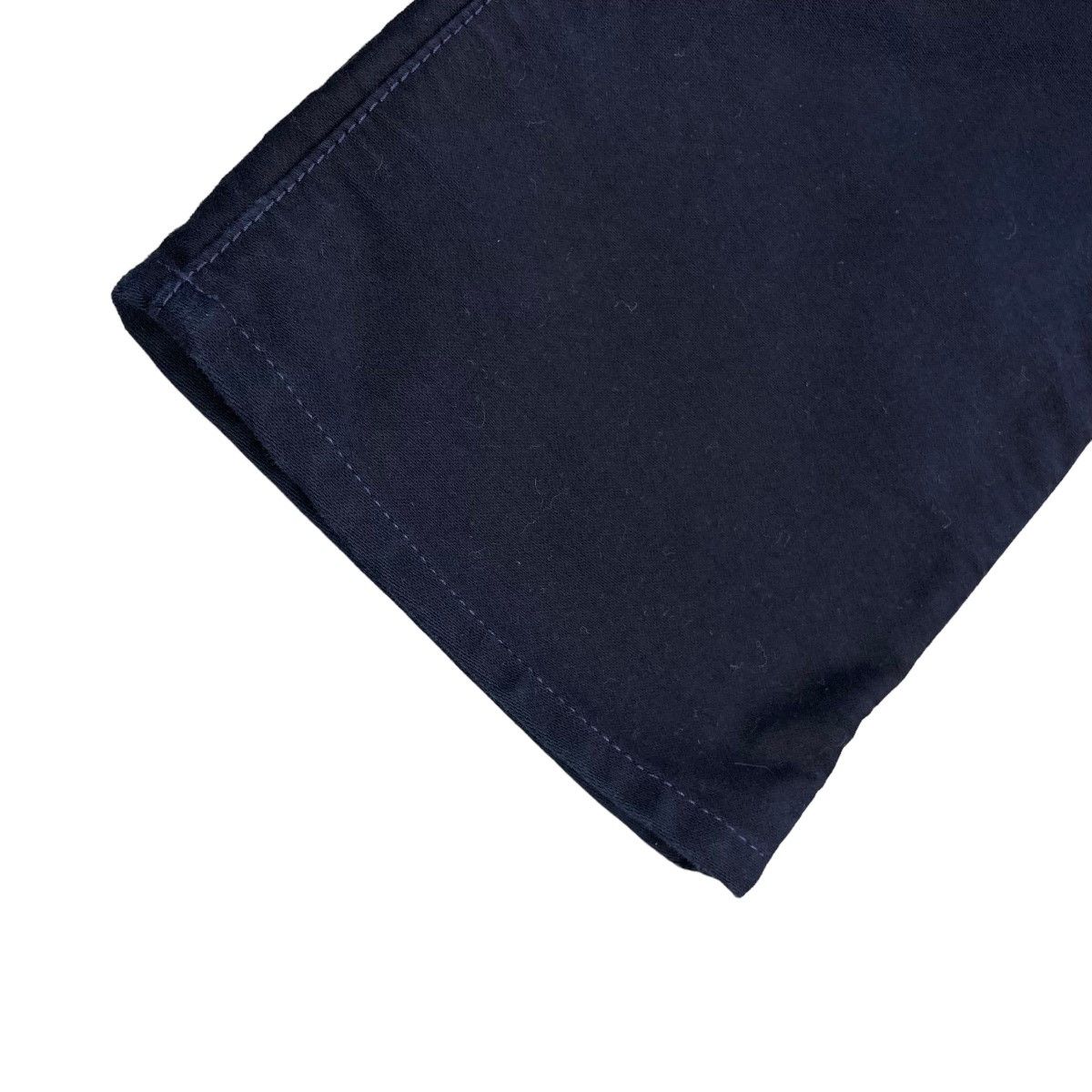 Junya Watanabe Cropped Pants Back Belt Straight Button Fly Navy Size US 32 / EU 48 - 7 Thumbnail
